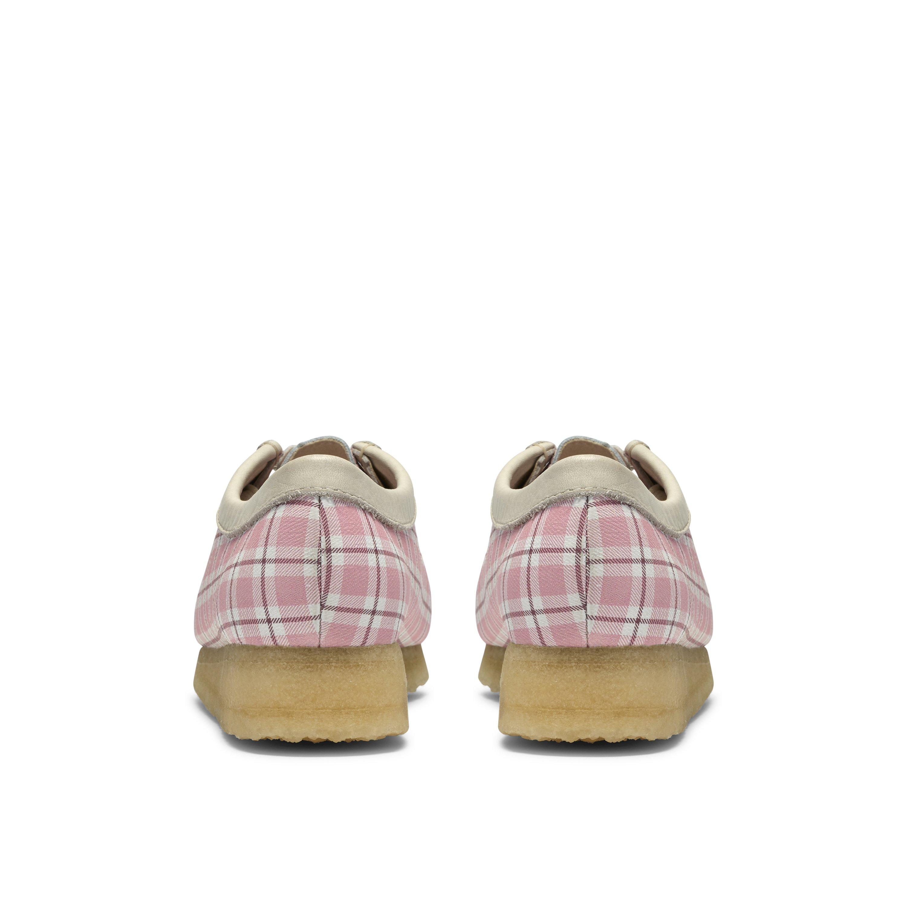 Pink Check - Clarks Originals - Clarks Wallabee Ld63 - 5