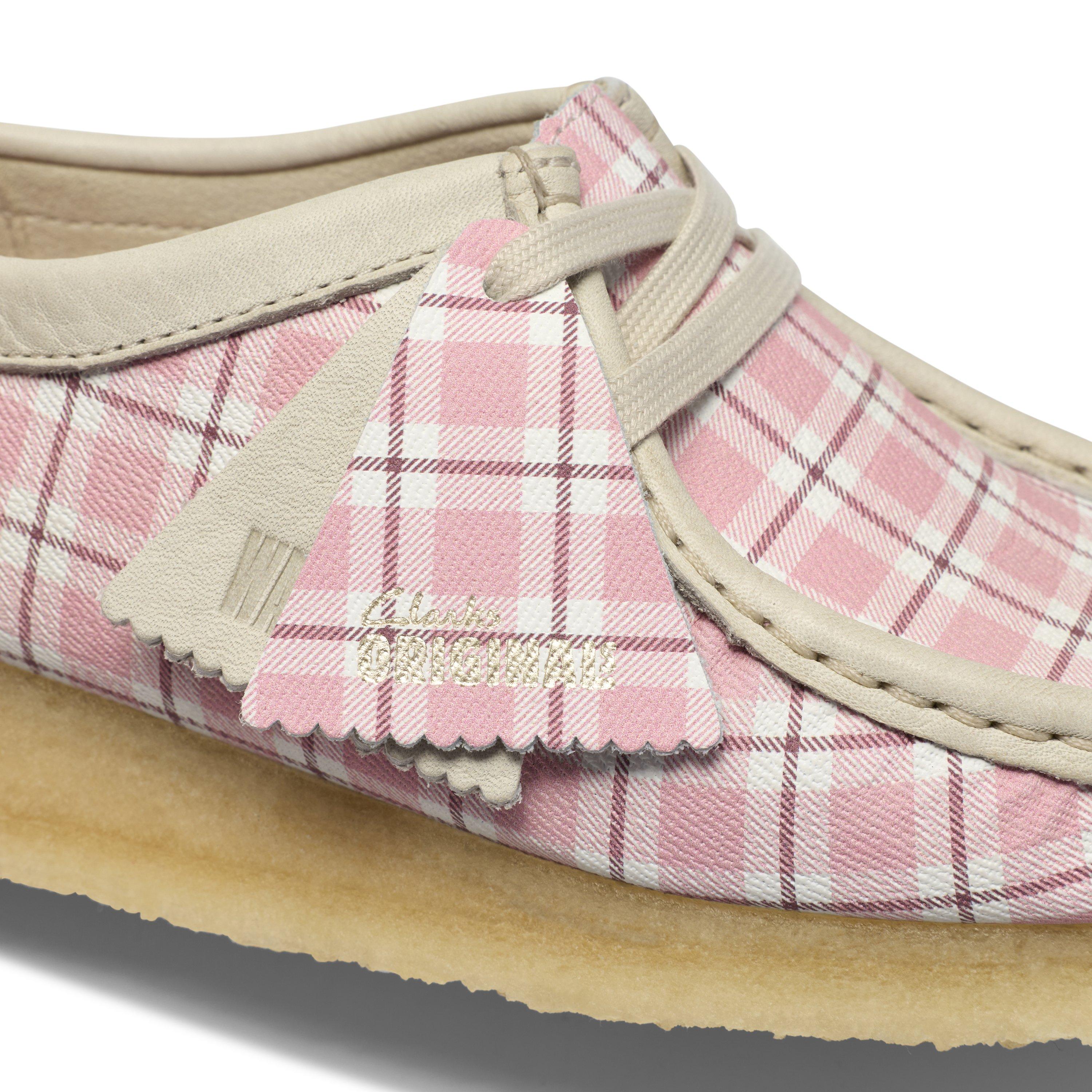 Pink Check - Clarks Originals - Clarks Wallabee Ld63 - 8