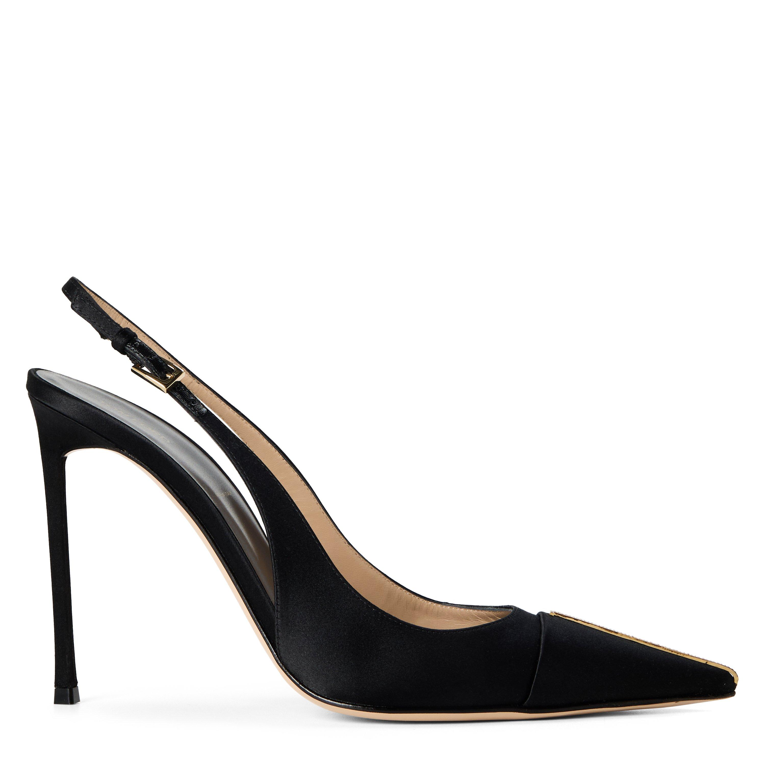 Black/Crystal - Tom Ford - TF T Toe Slingbck 10 Ld64 - 1