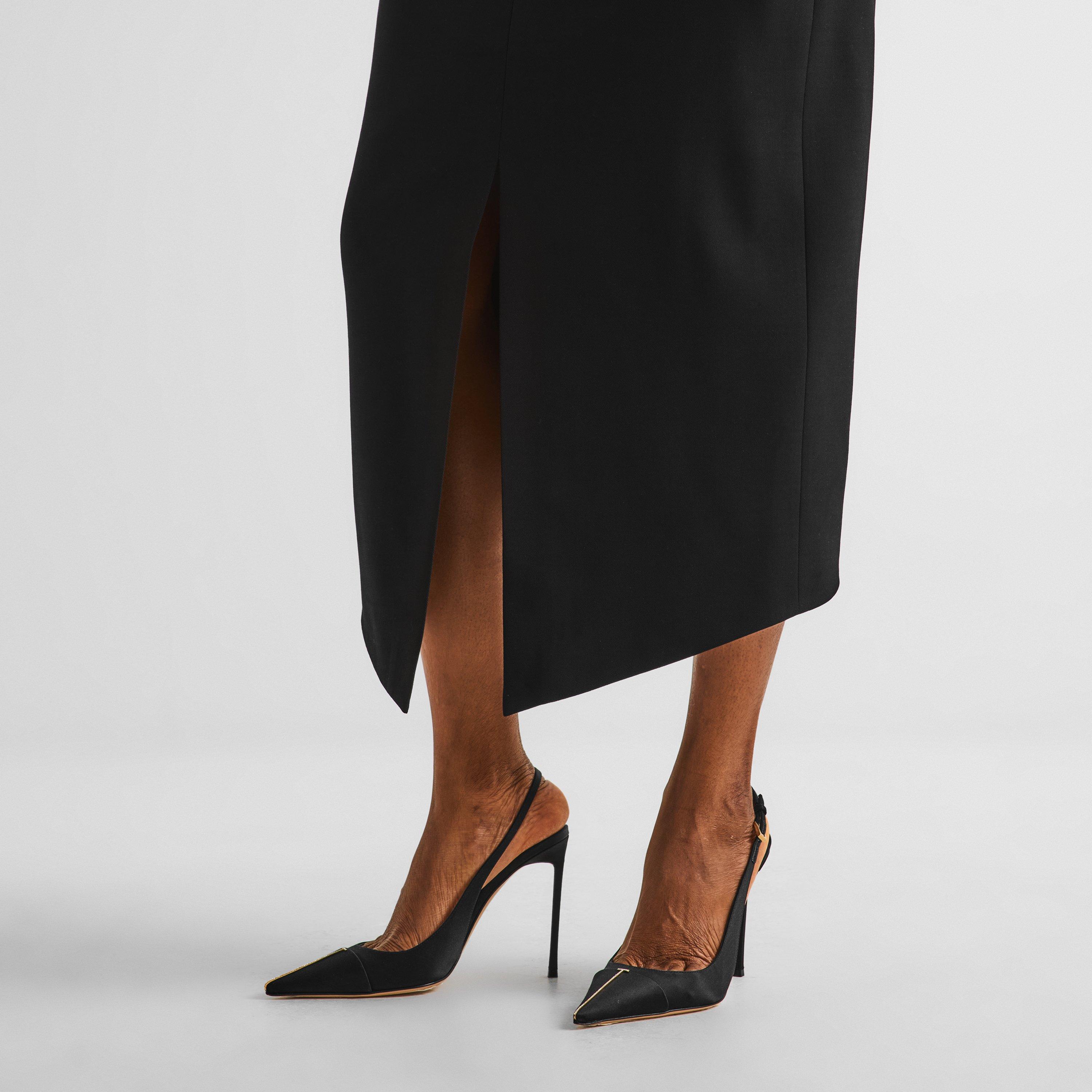 Black/Crystal - Tom Ford - TF T Toe Slingbck 10 Ld64 - 3