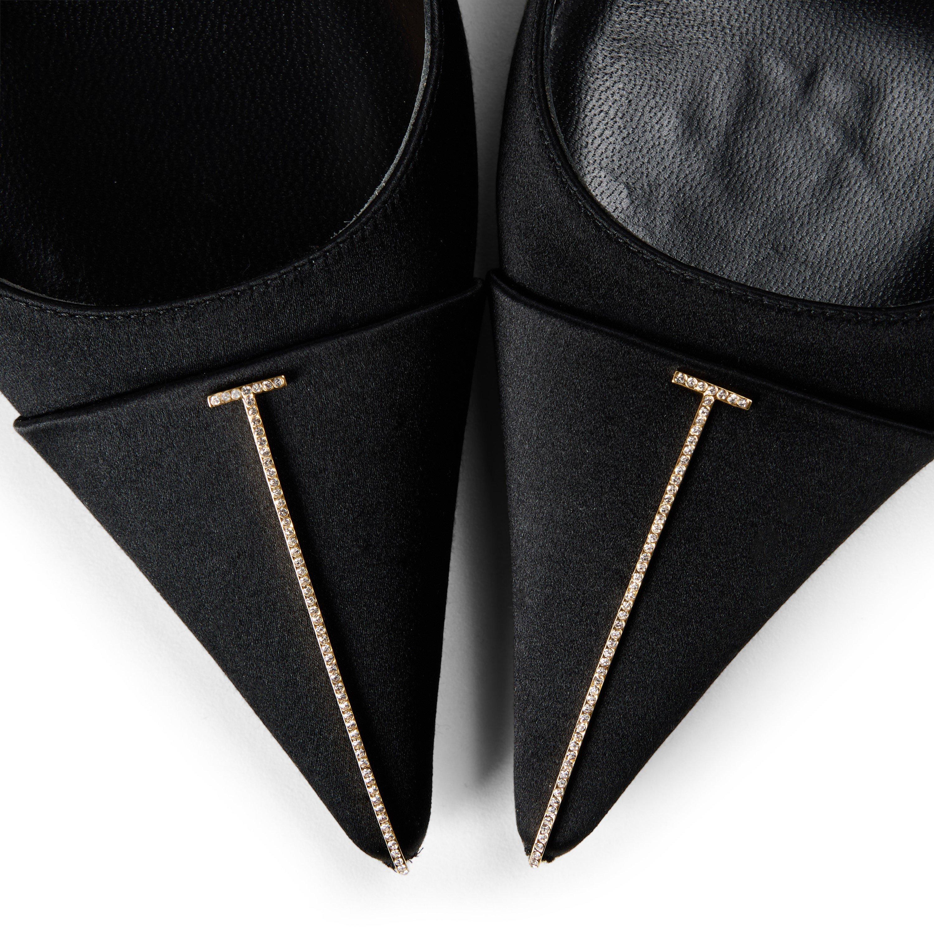 Black/Crystal - Tom Ford - TF T Toe Slingbck 10 Ld64 - 3