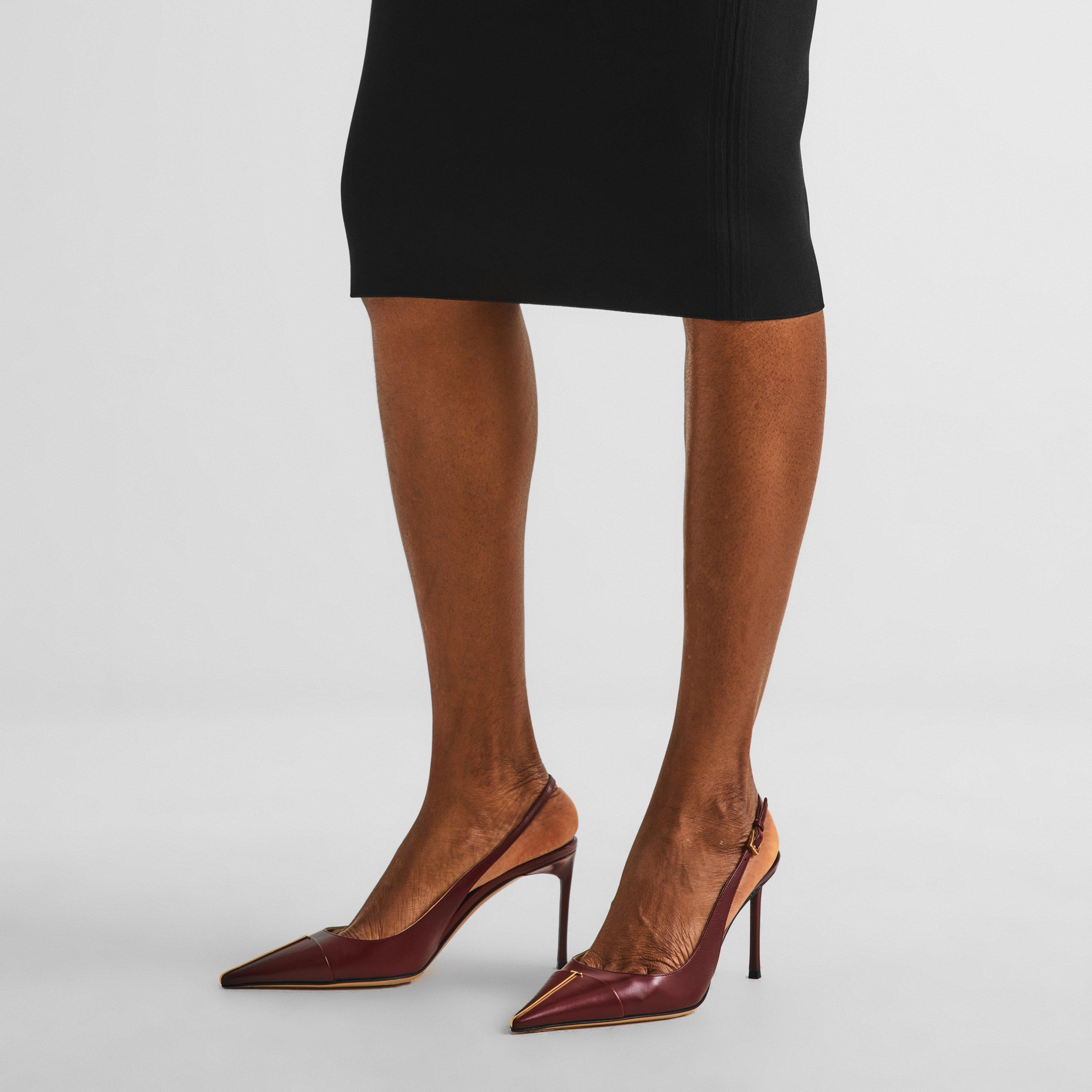 Ruby Red - Tom Ford - TF T Toe Slingbck 85 Ld64 - 3