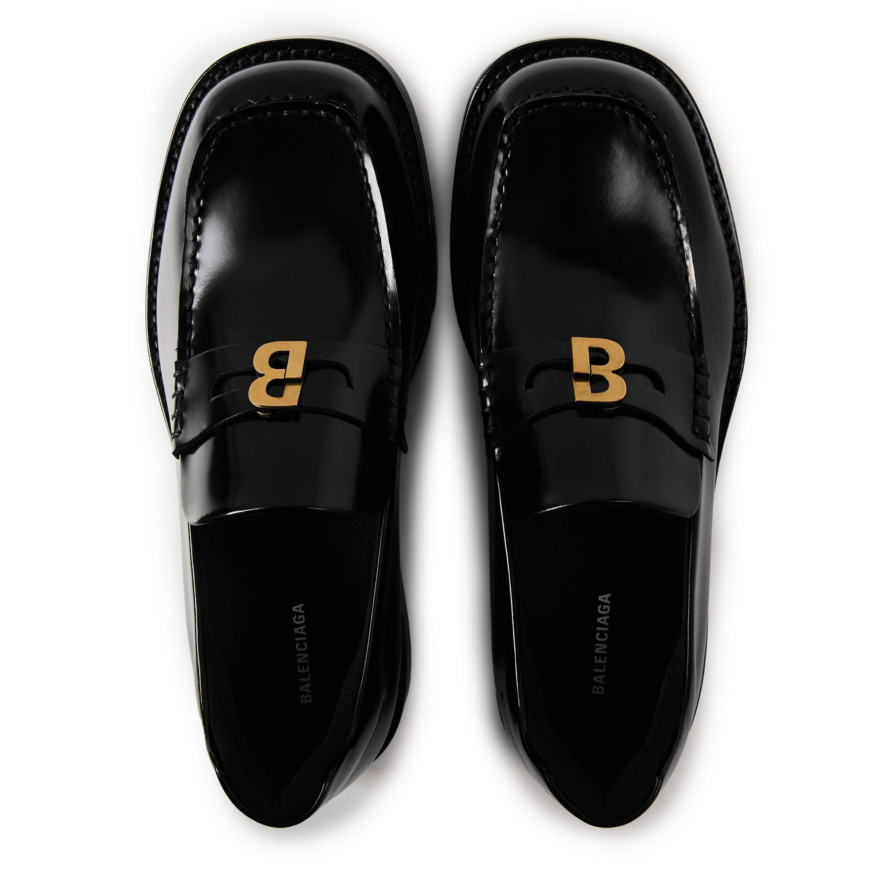 Black/Gold - Balenciaga - Bal Comfy B Loafr Ld64 - 4