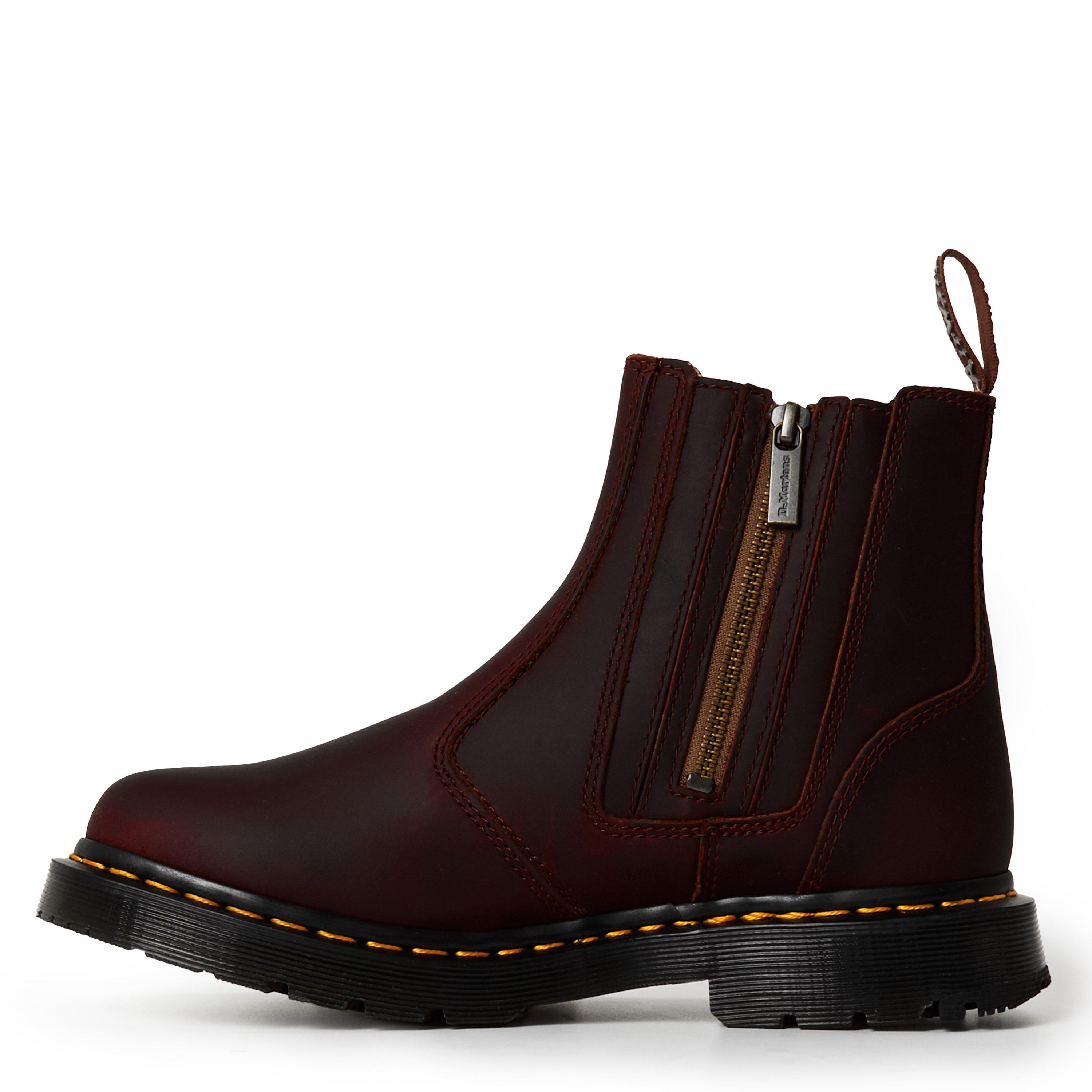 Brown Snowplow - Dr Martens - Women's 2976 Alyson Zip Chelsea Boot - 2