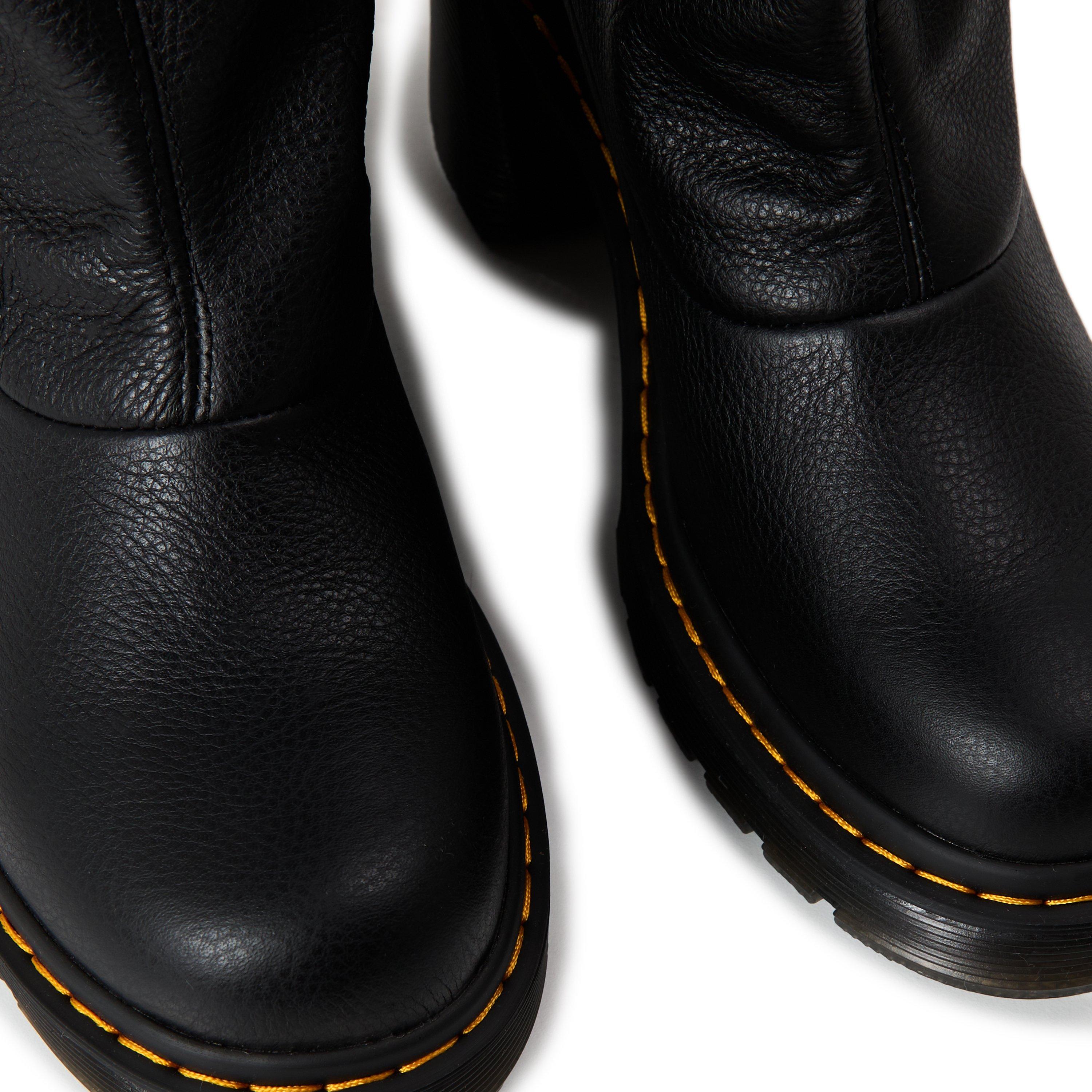 Black Virginia - Dr Martens - Women's Kasey Lo Heeled Ankle Boot - 3