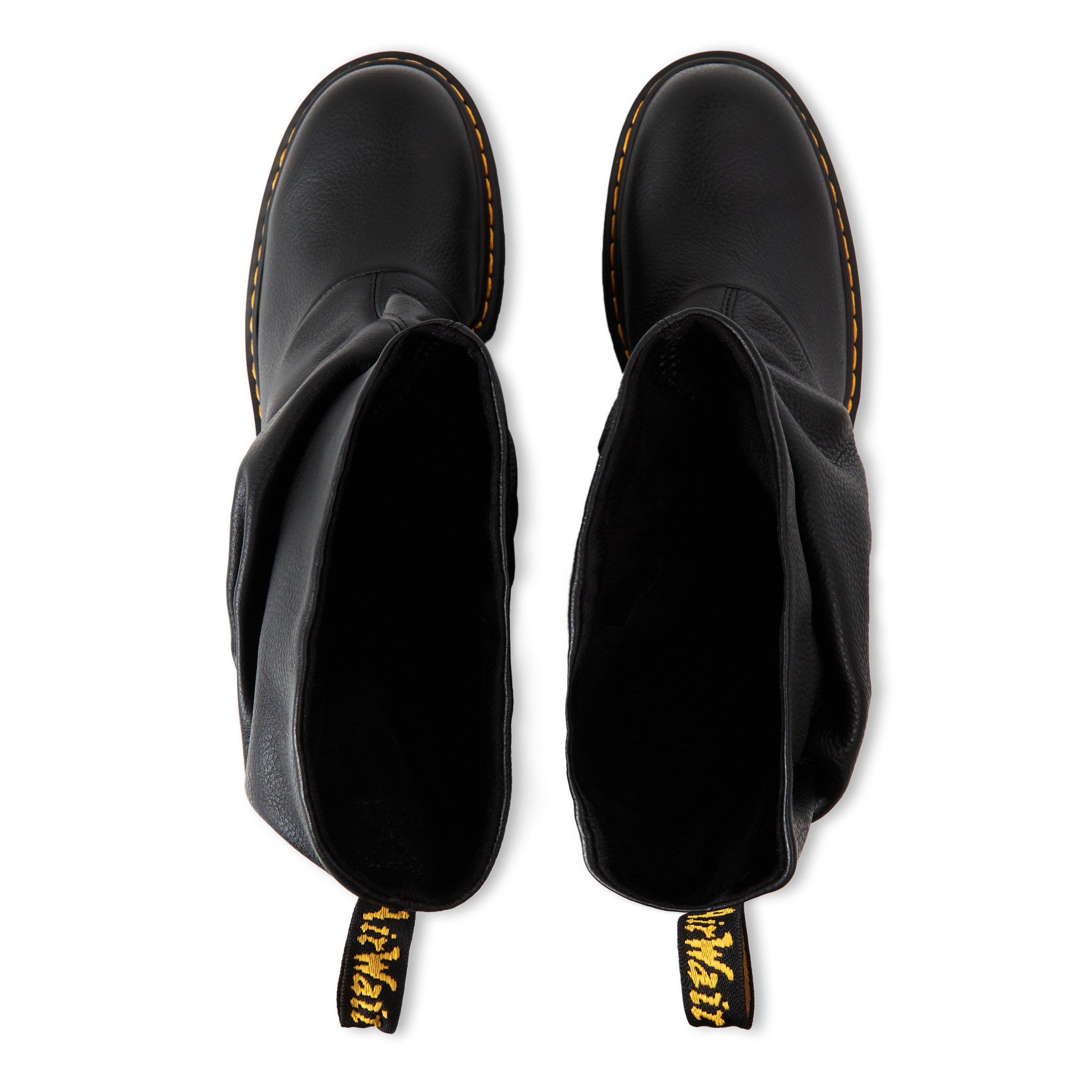 Black Virginia - Dr Martens - Women's Kasey Lo Heeled Ankle Boot - 4