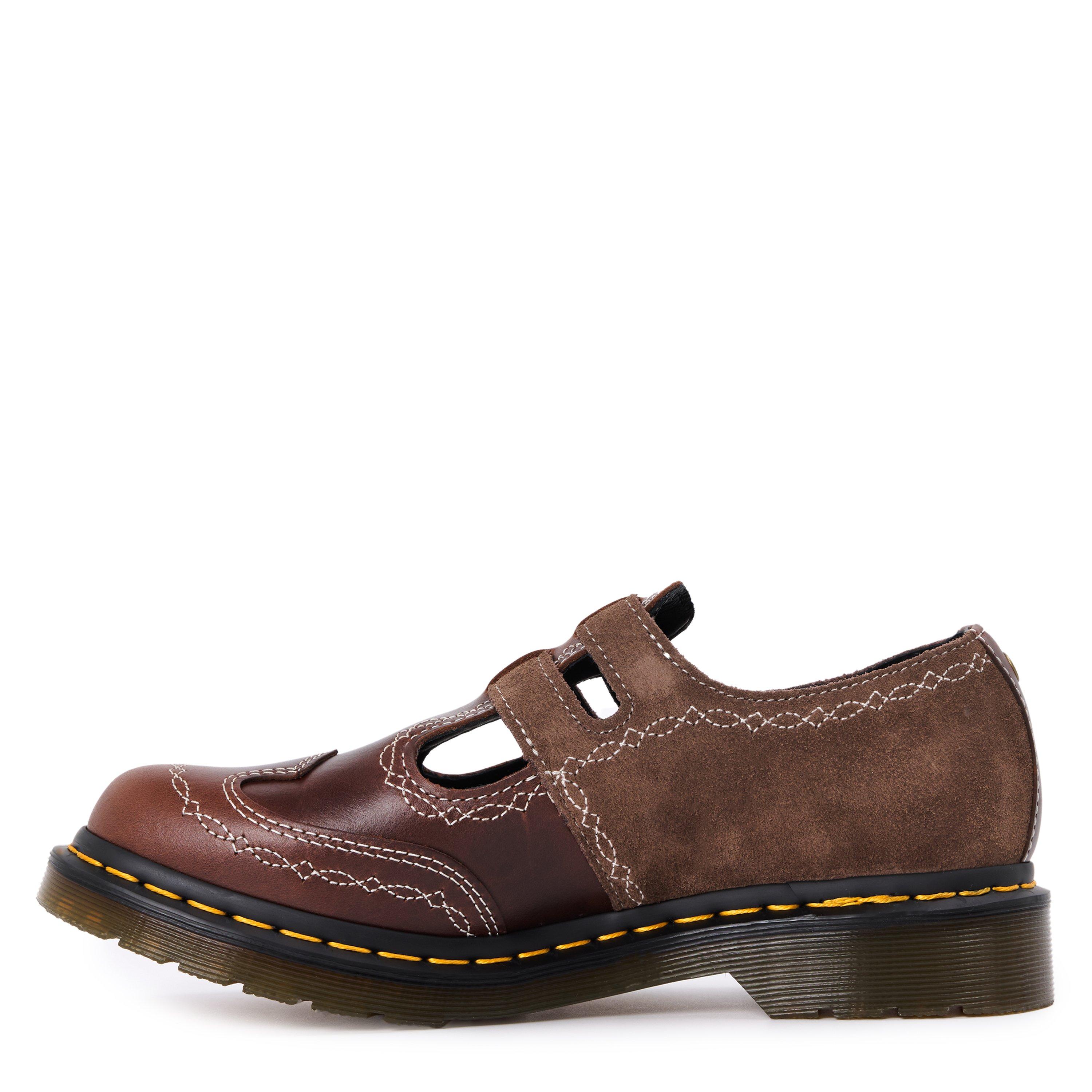 Brown - Dr Martens - Women's 8065 Rodeo Mary Jane - 2