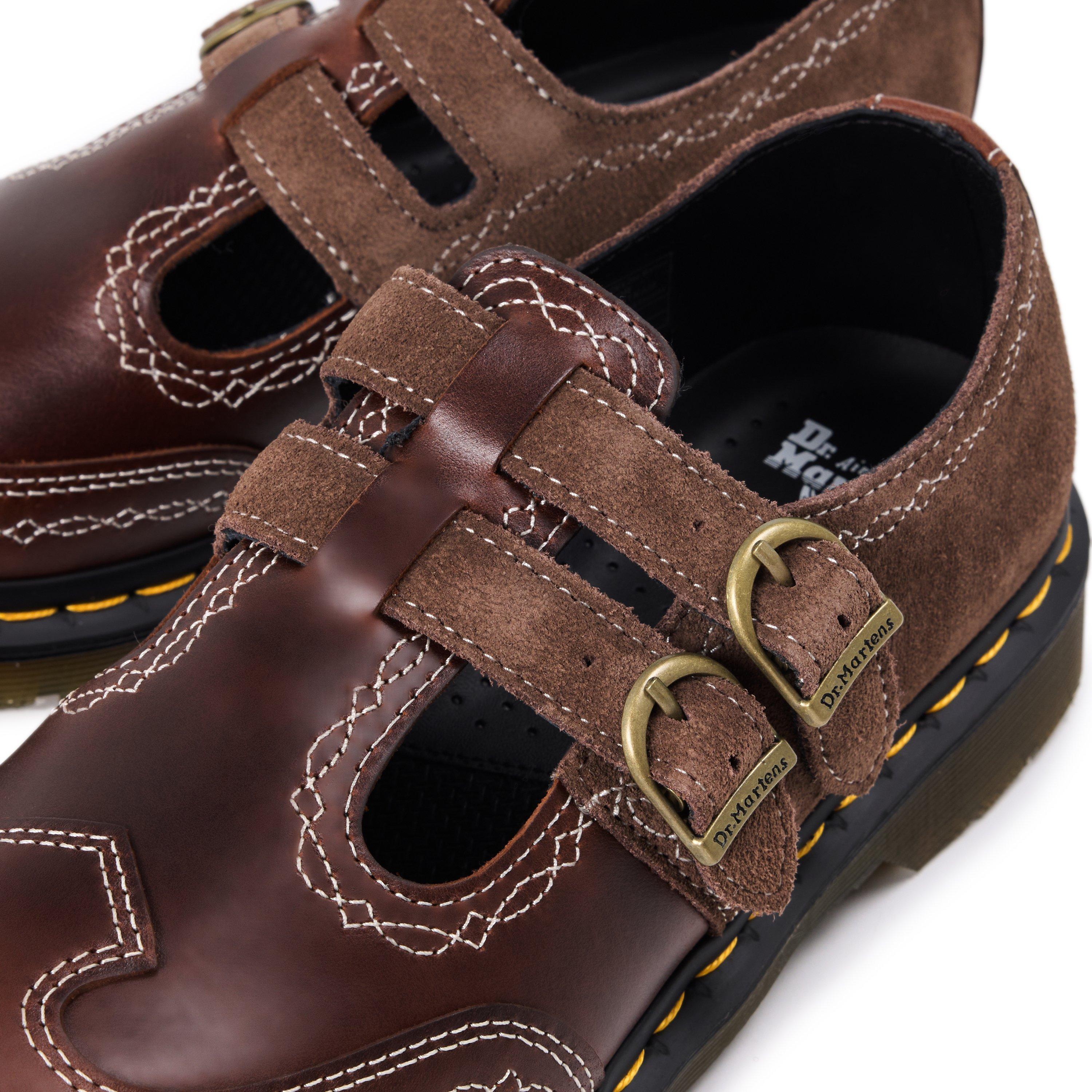 Brown - Dr Martens - Women's 8065 Rodeo Mary Jane - 3