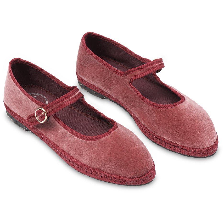 Pink/Pink - Flabelus - Velvet Mary Jane - 2
