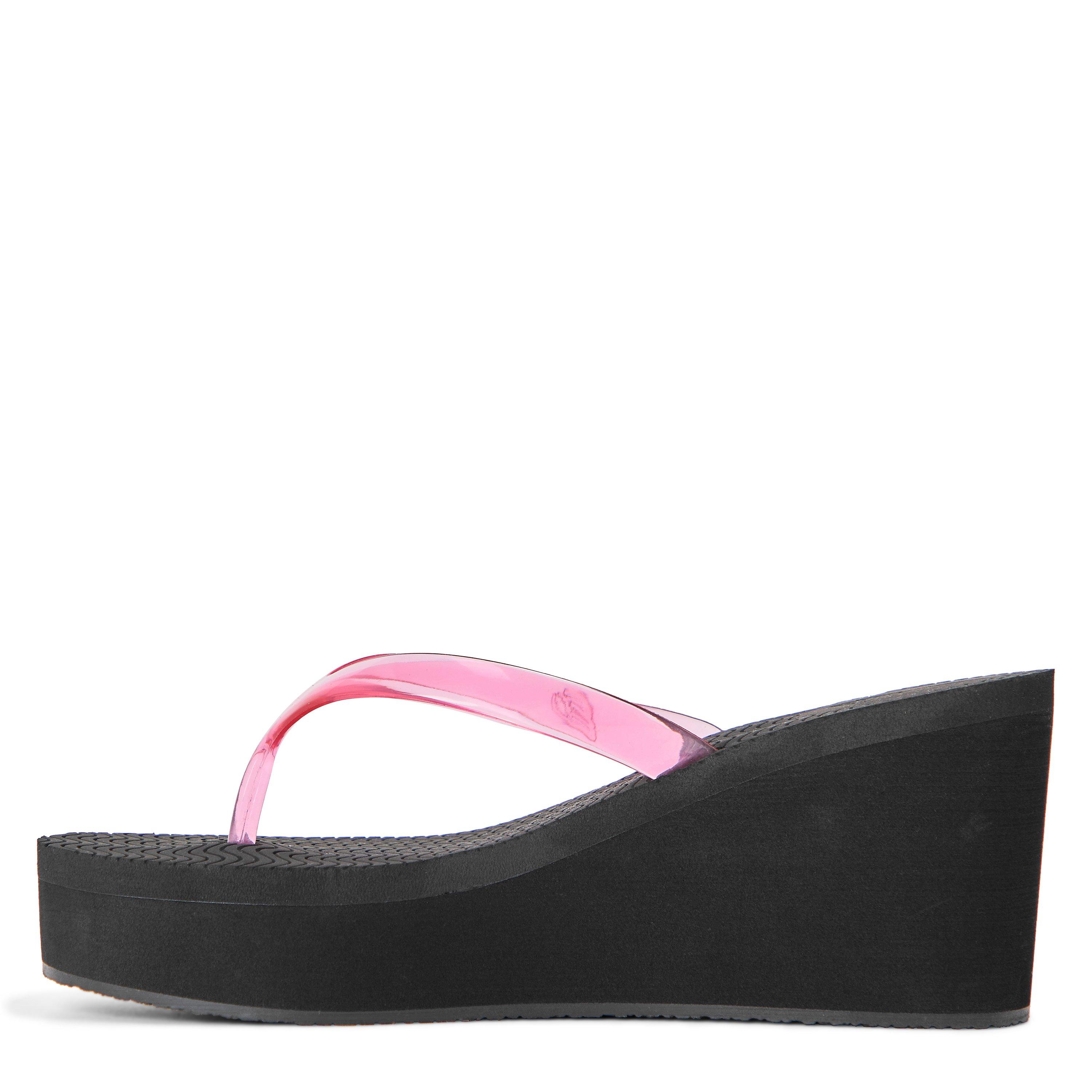 Pink - Ancient Greek Sandals - Women's Etheria Wedge Heeled Sandals - 2