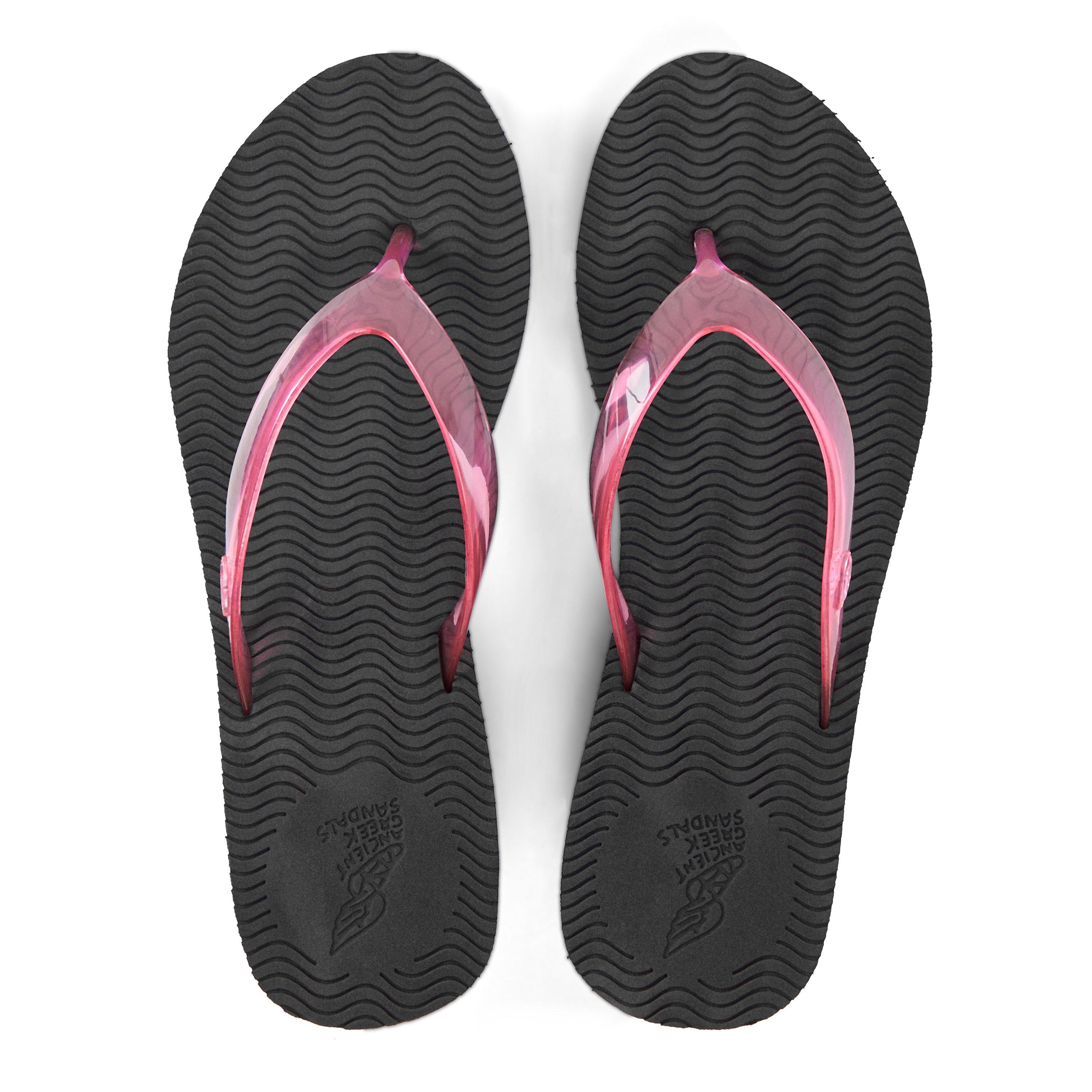 Pink - Ancient Greek Sandals - Women's Etheria Wedge Heeled Sandals - 5