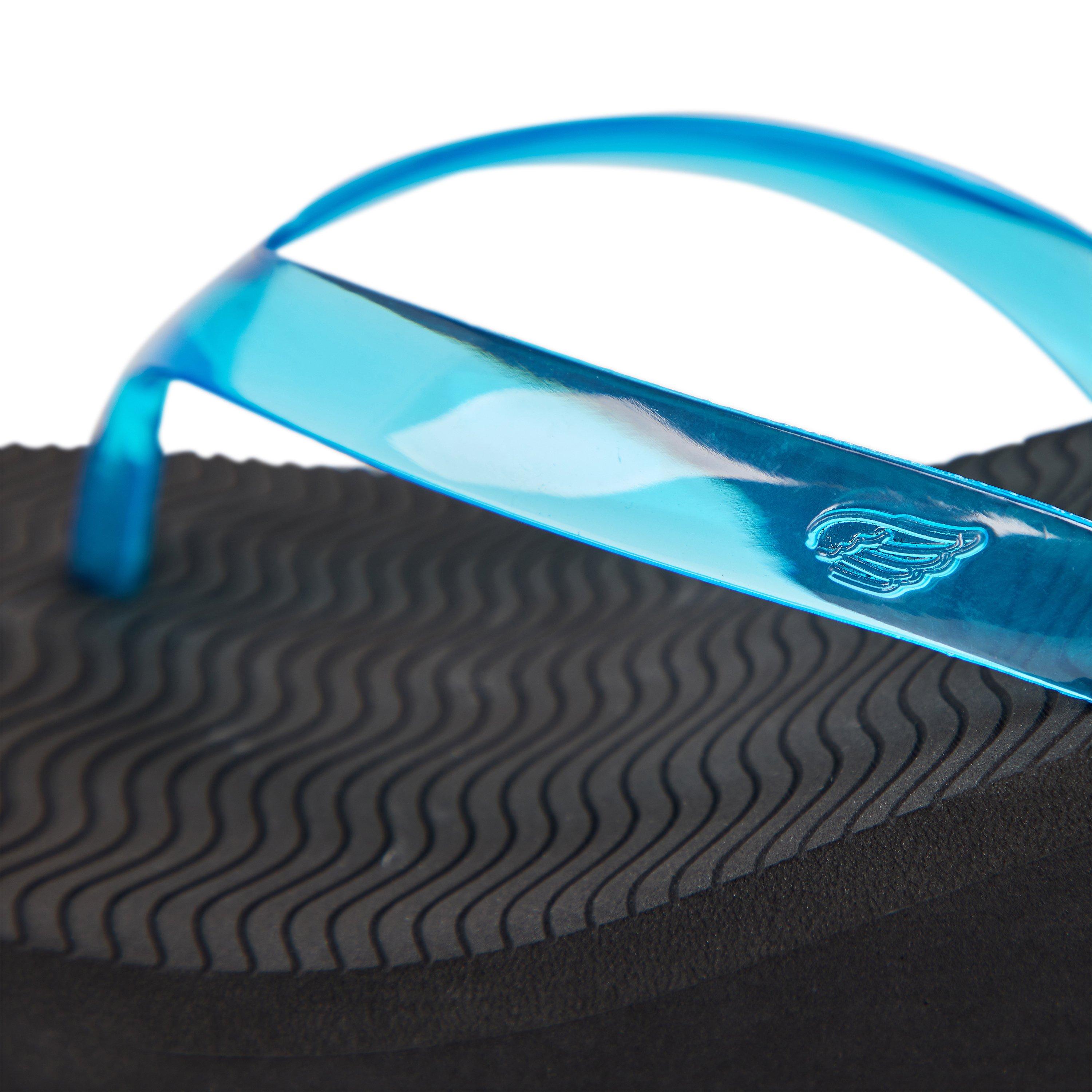 Blue - Ancient Greek Sandals - Women's Etheria Wedge Heeled Sandals - 3