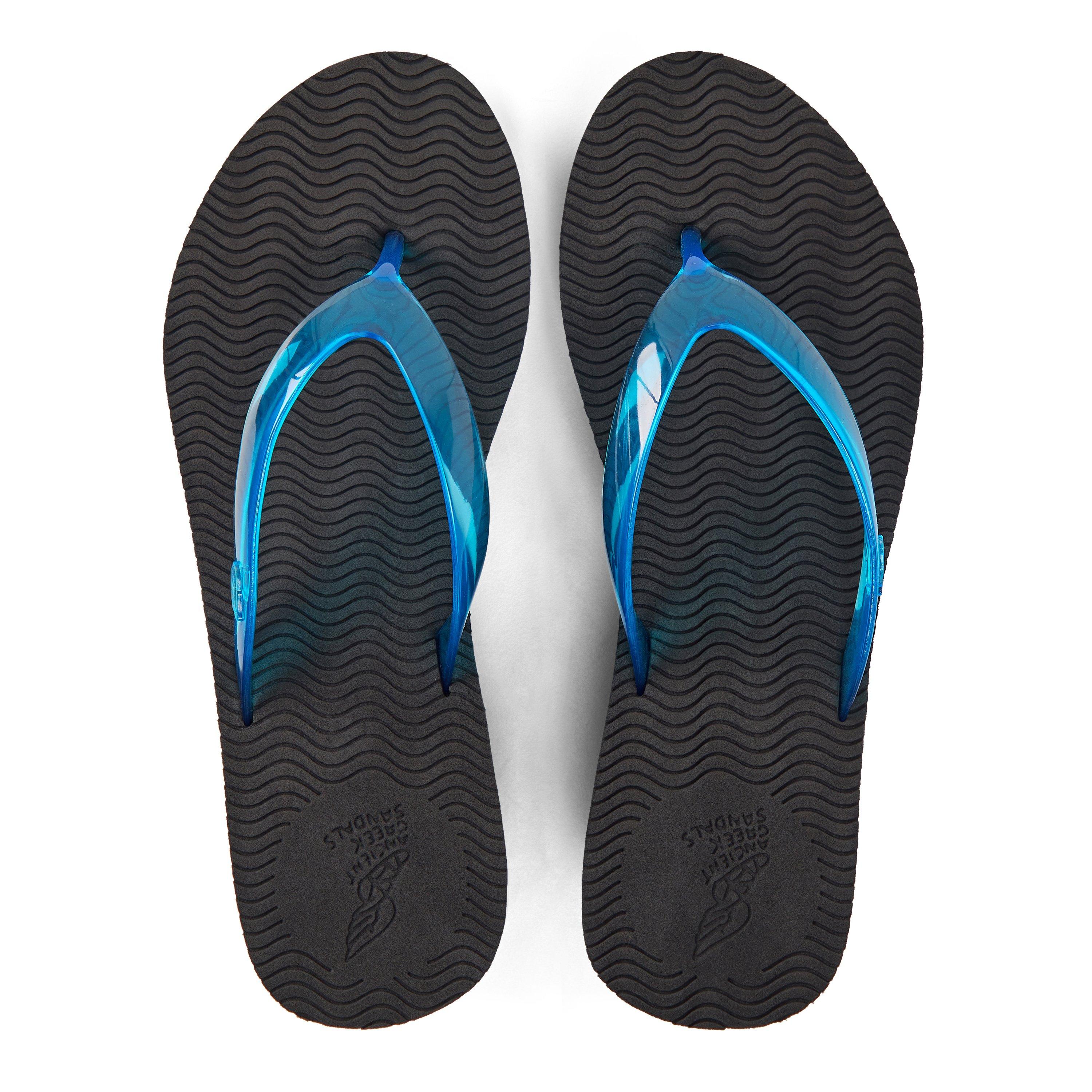 Blue - Ancient Greek Sandals - Women's Etheria Wedge Heeled Sandals - 4