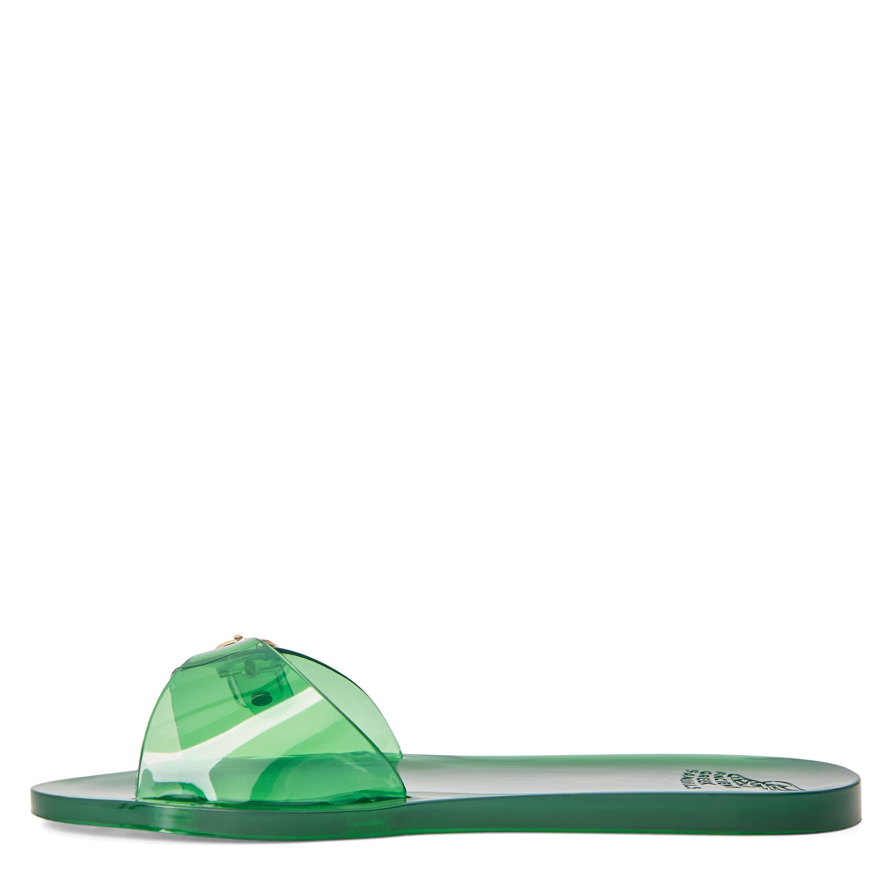 Green - Ancient Greek Sandals - Women's Filia Jelly Flat Sandals - 2