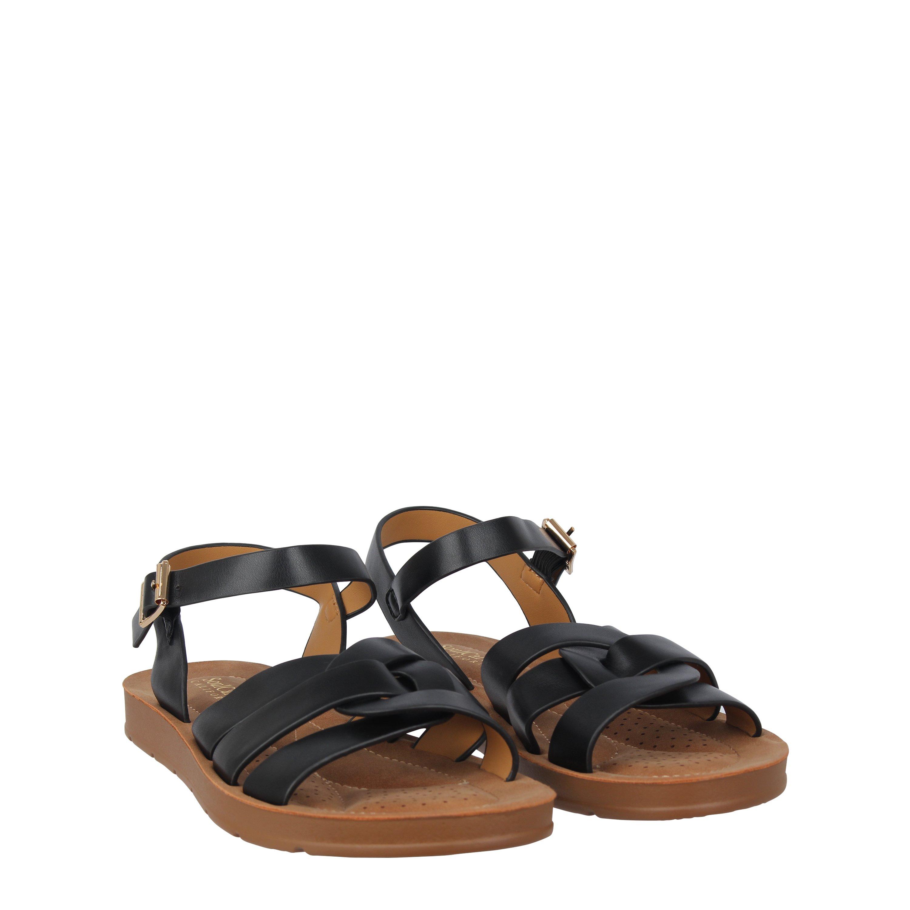 Black - SoulCal - Loui Sandal Womens - 3