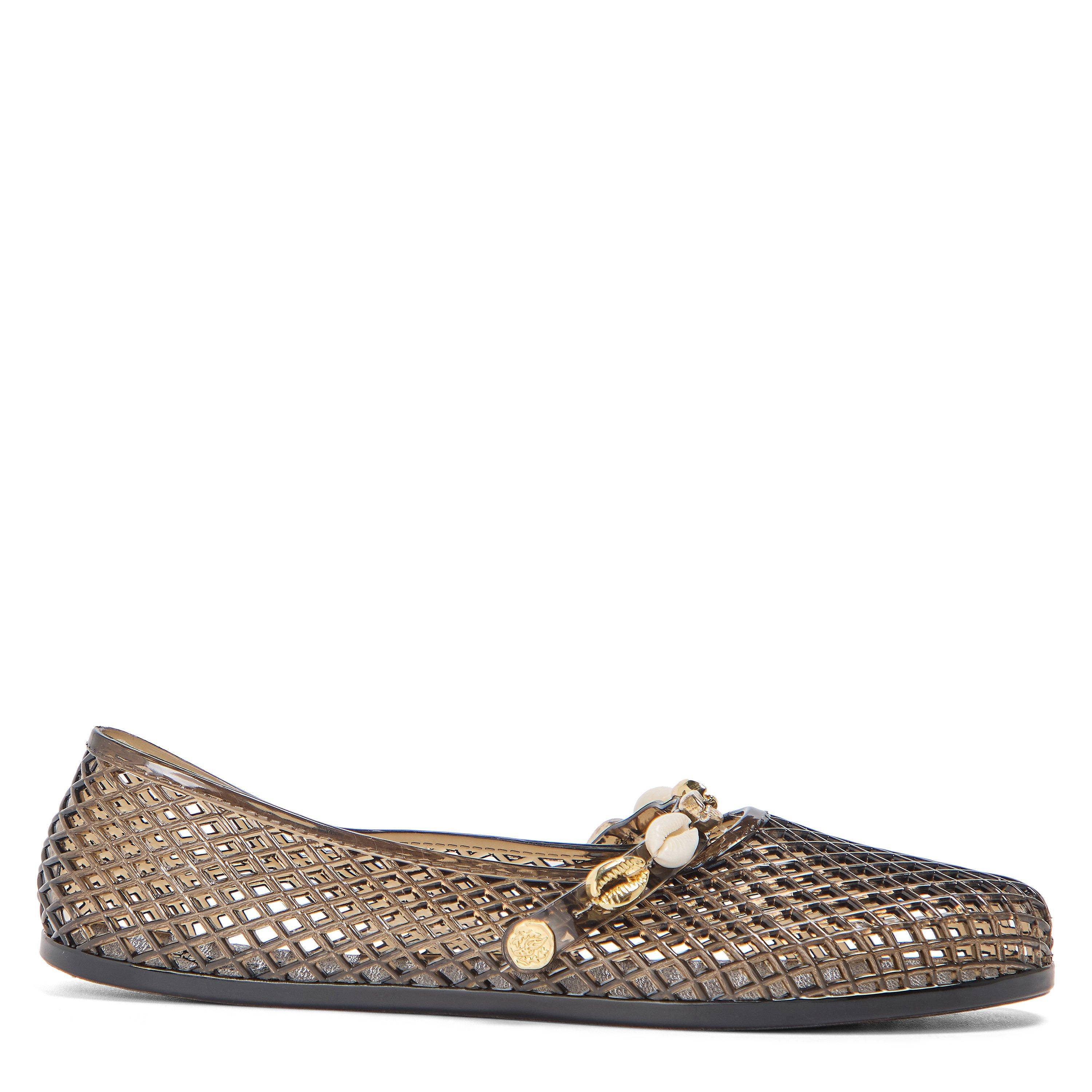 Black - Ancient Greek Sandals - Women's Iro Shell Jelly Shoes - 1