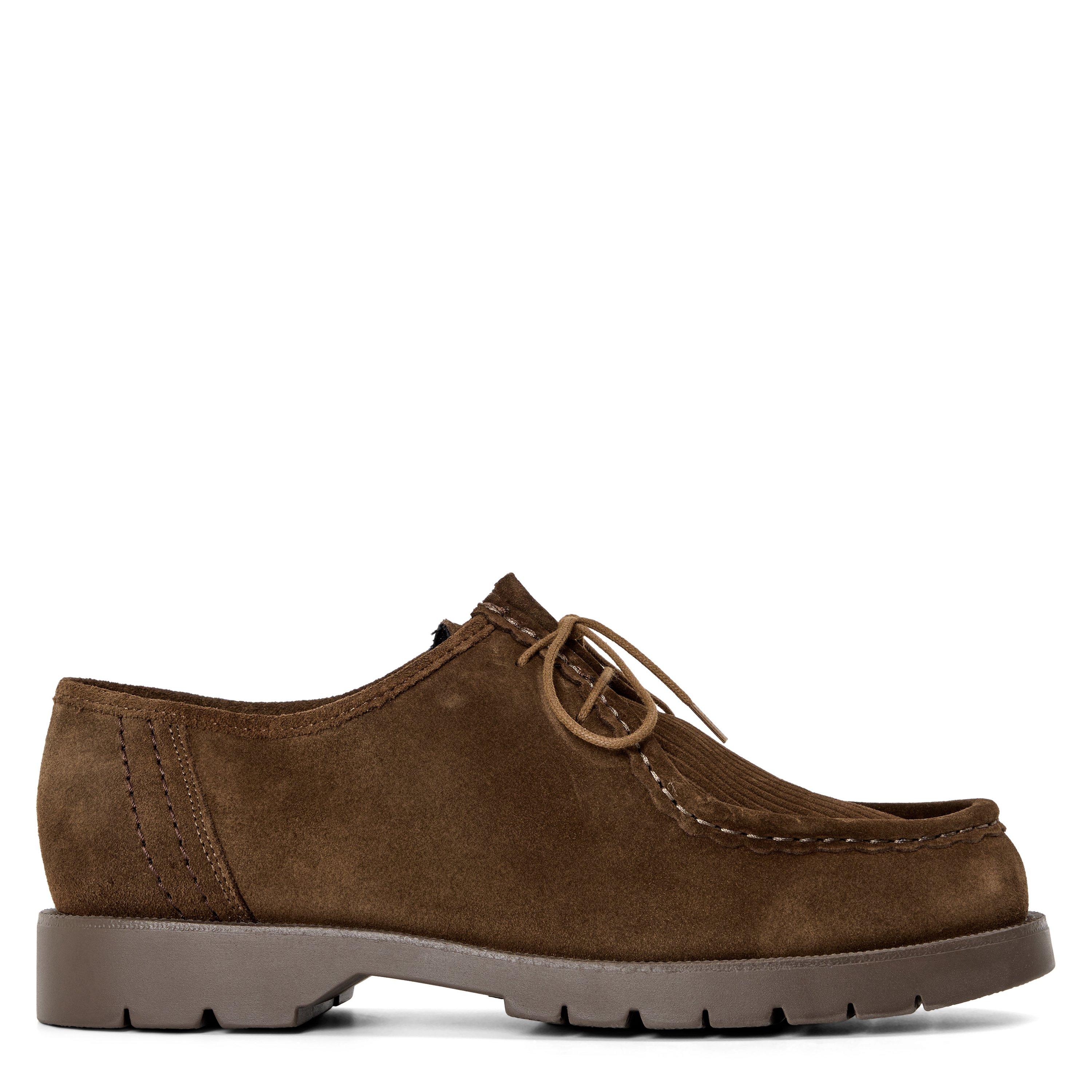 Marron - Kleman - Men's Padrini V Cord Suede Heeled Ankle Boots - 1