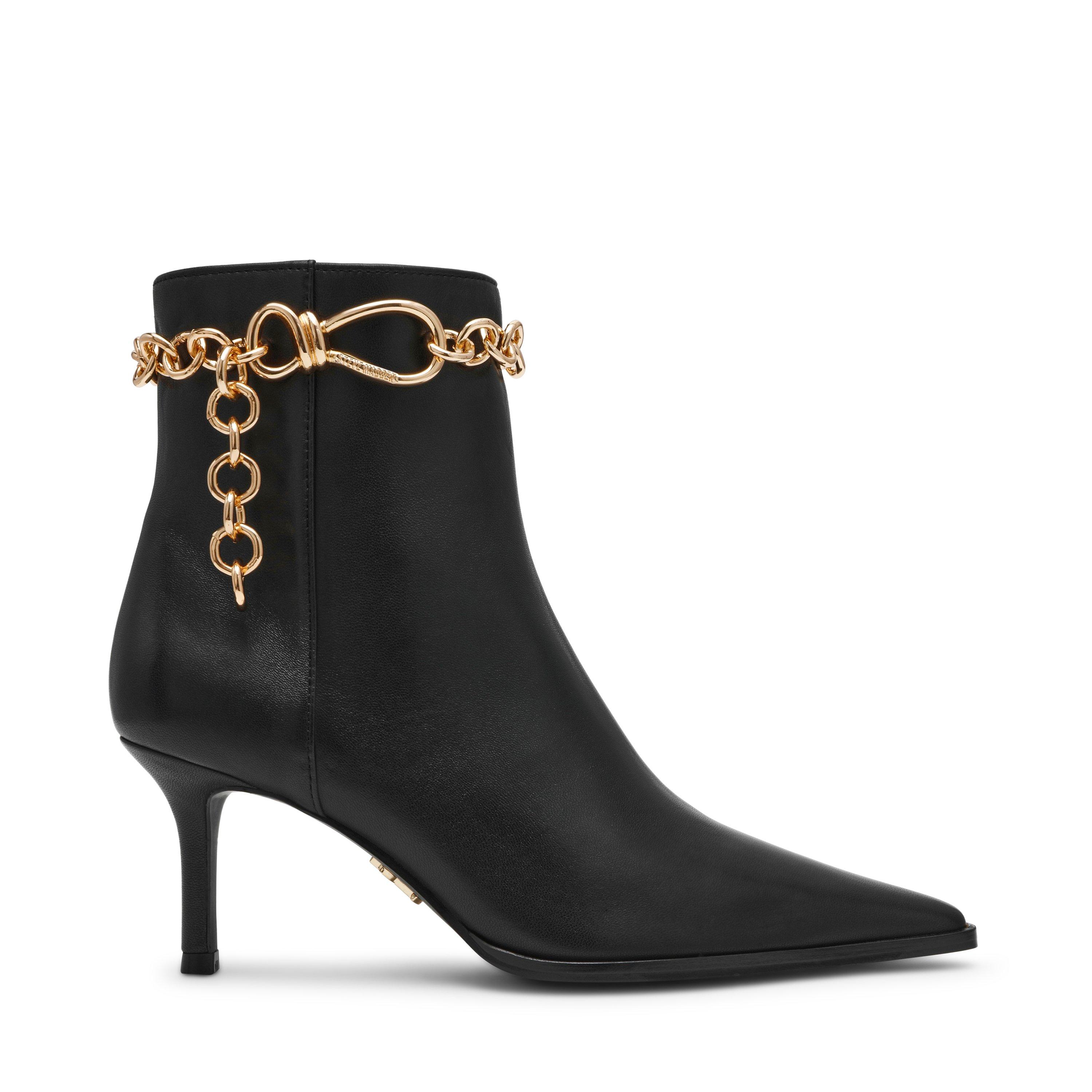 Black - Steve Madden - Women's Link in Heeled Ankle Boots - 1