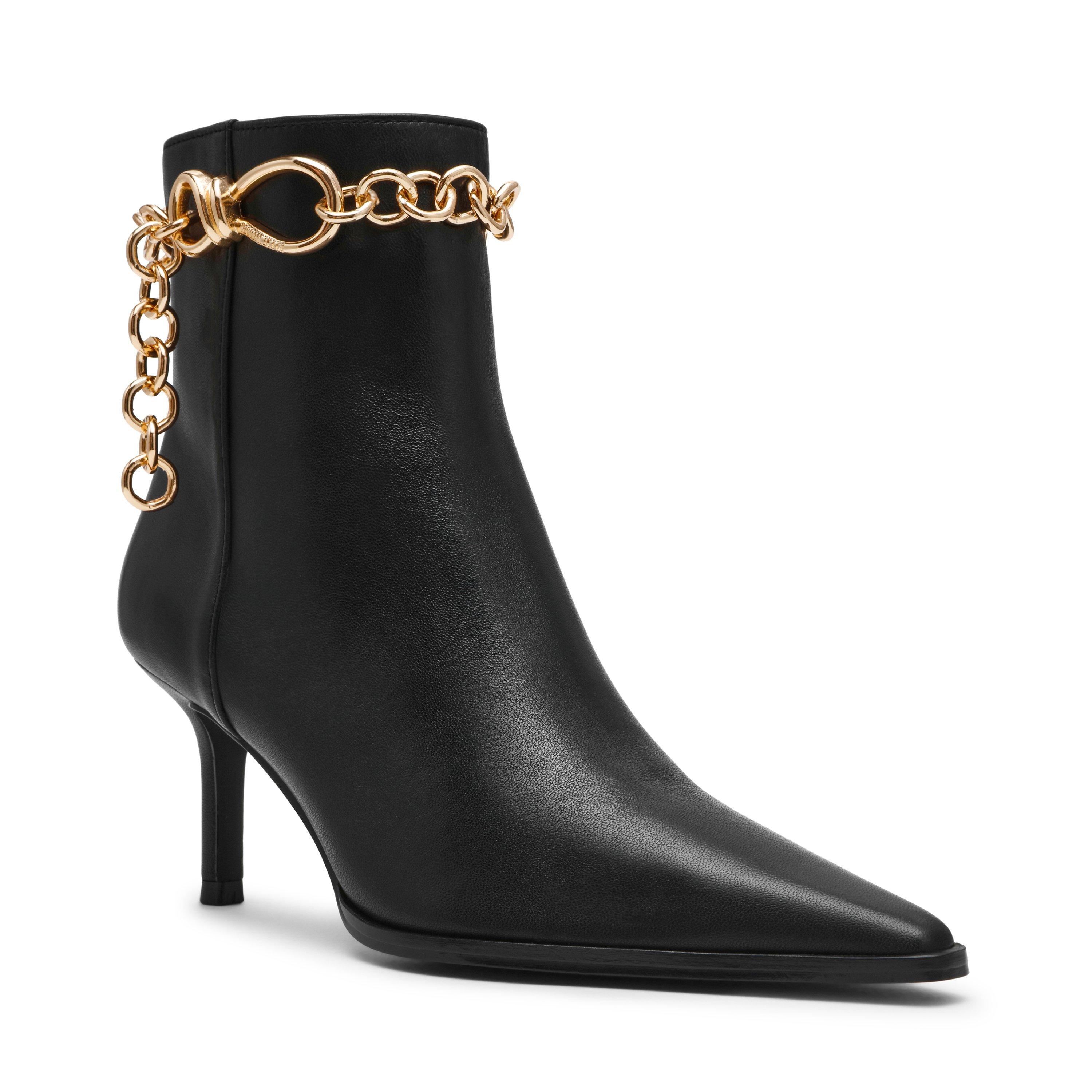 Black - Steve Madden - Women's Link in Heeled Ankle Boots - 3