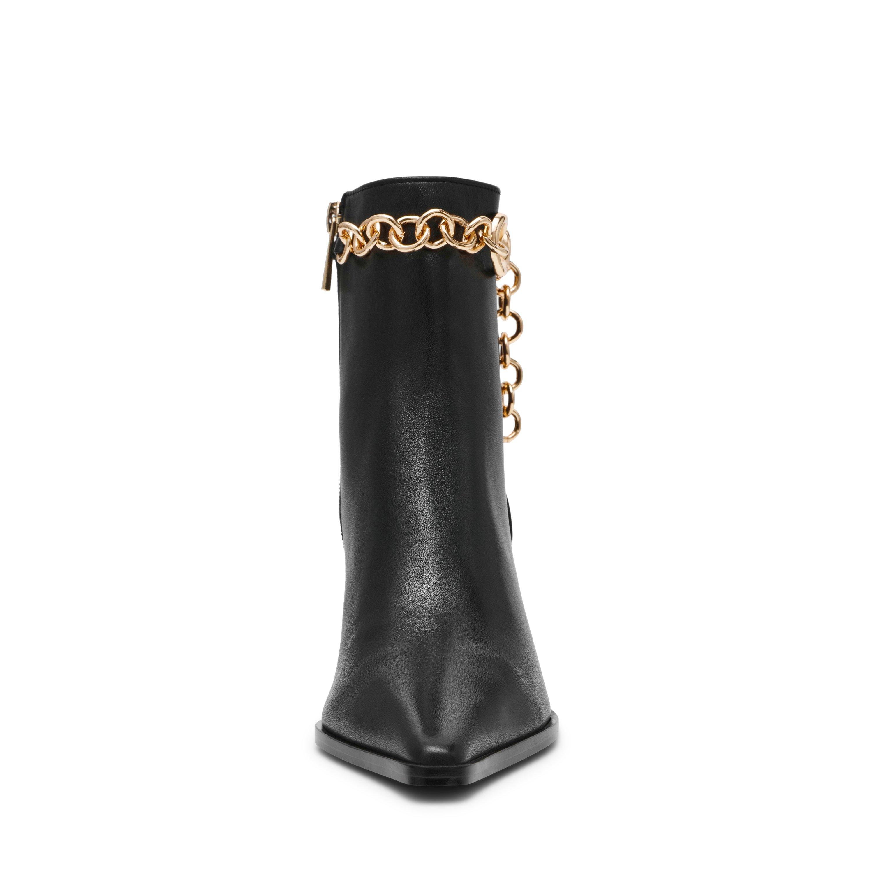 Black - Steve Madden - Women's Link in Heeled Ankle Boots - 5