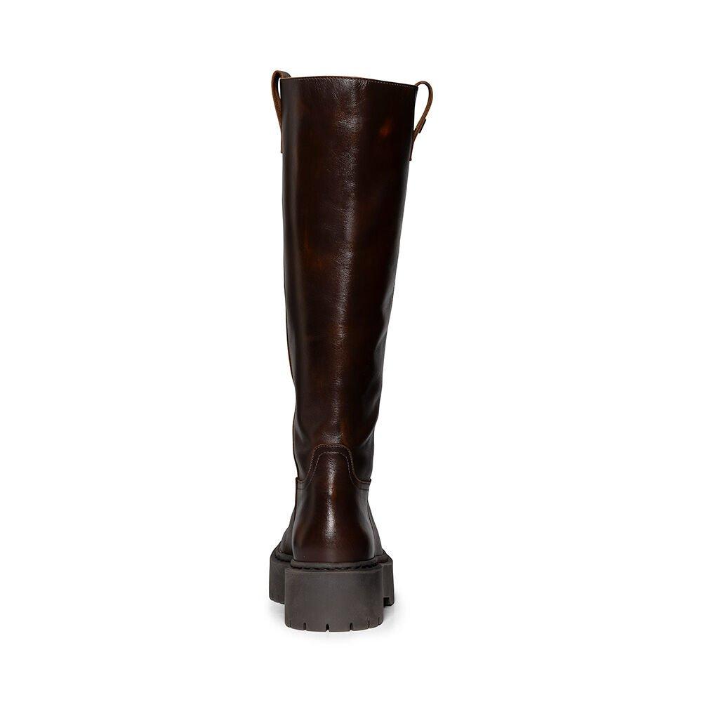 Brown Leather - Steve Madden - Madden Sonar KH Bt Ld64 - 4