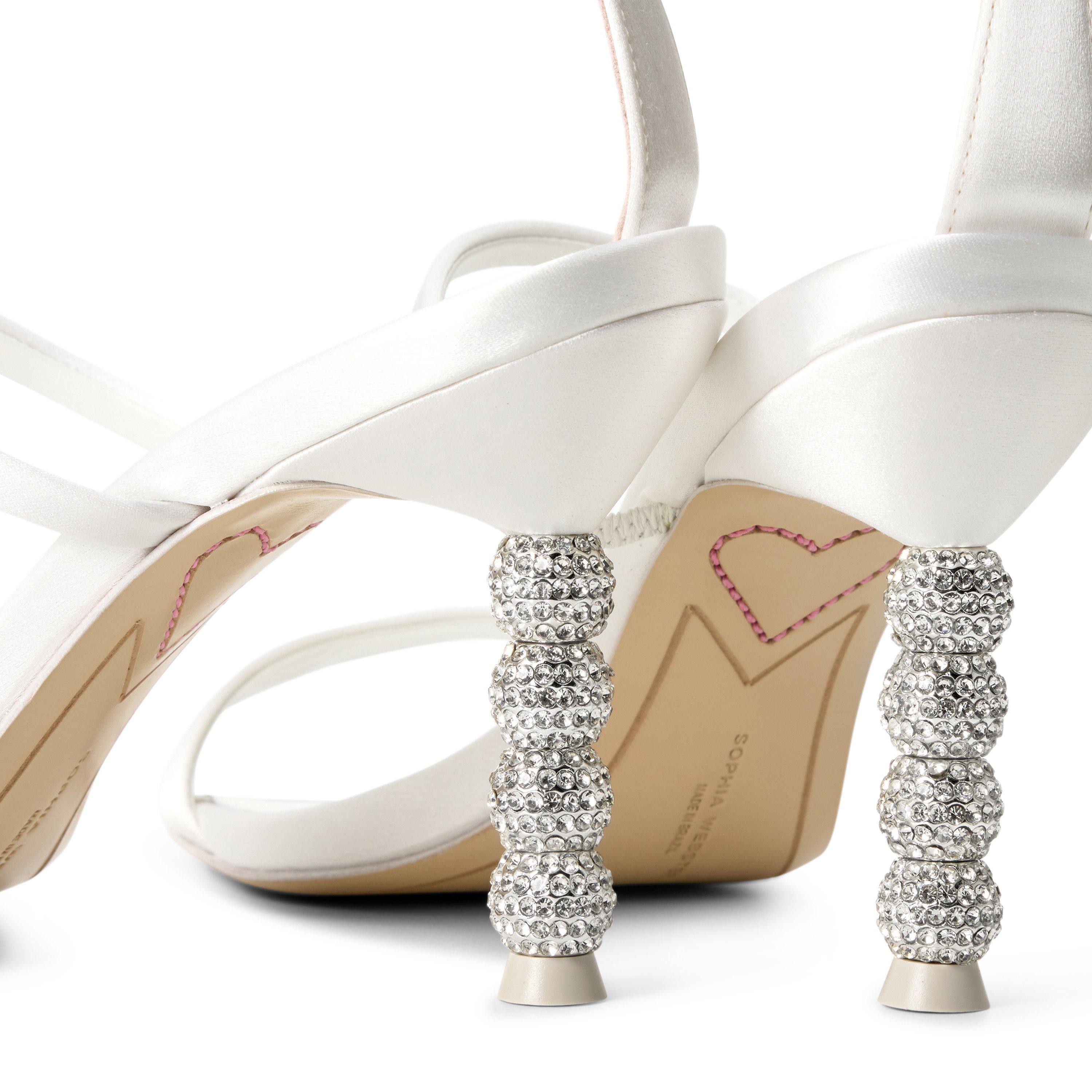 Ivory Satin - Sophia Webster - Sophia Rosalind 85H Ld00 - 3