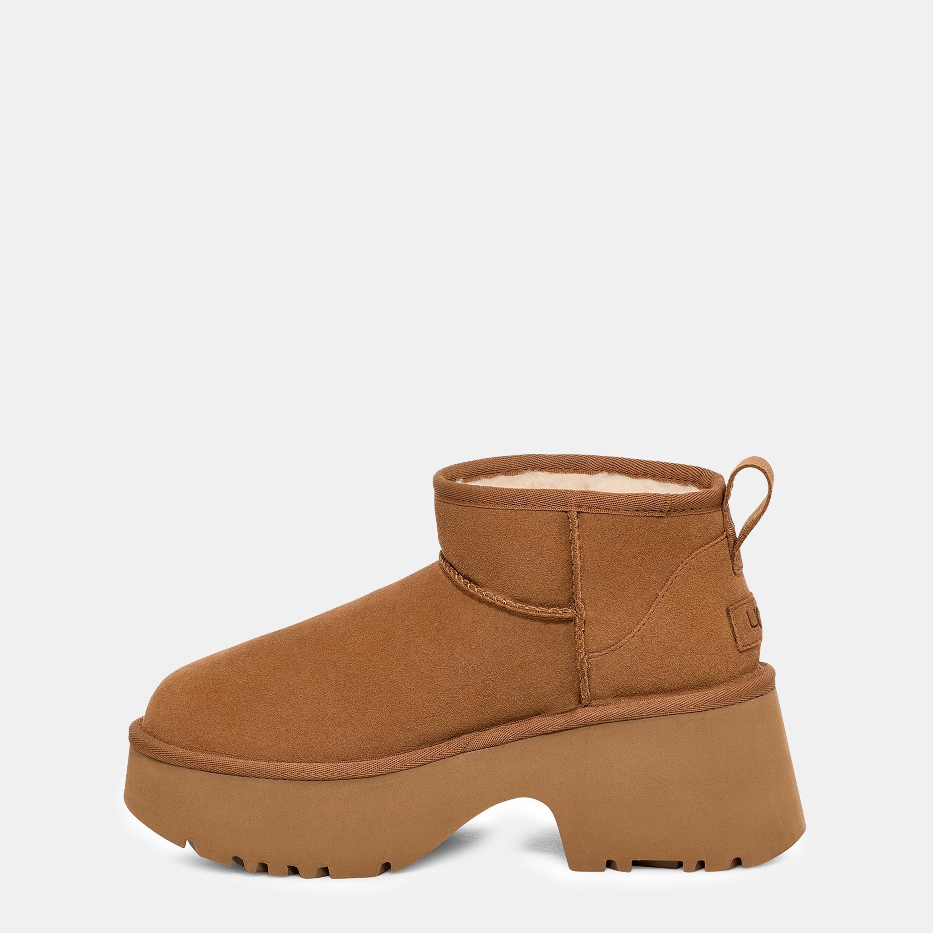 Chestnut - Ugg - Women's Ultra Mini New Heights Snug Boots - 2