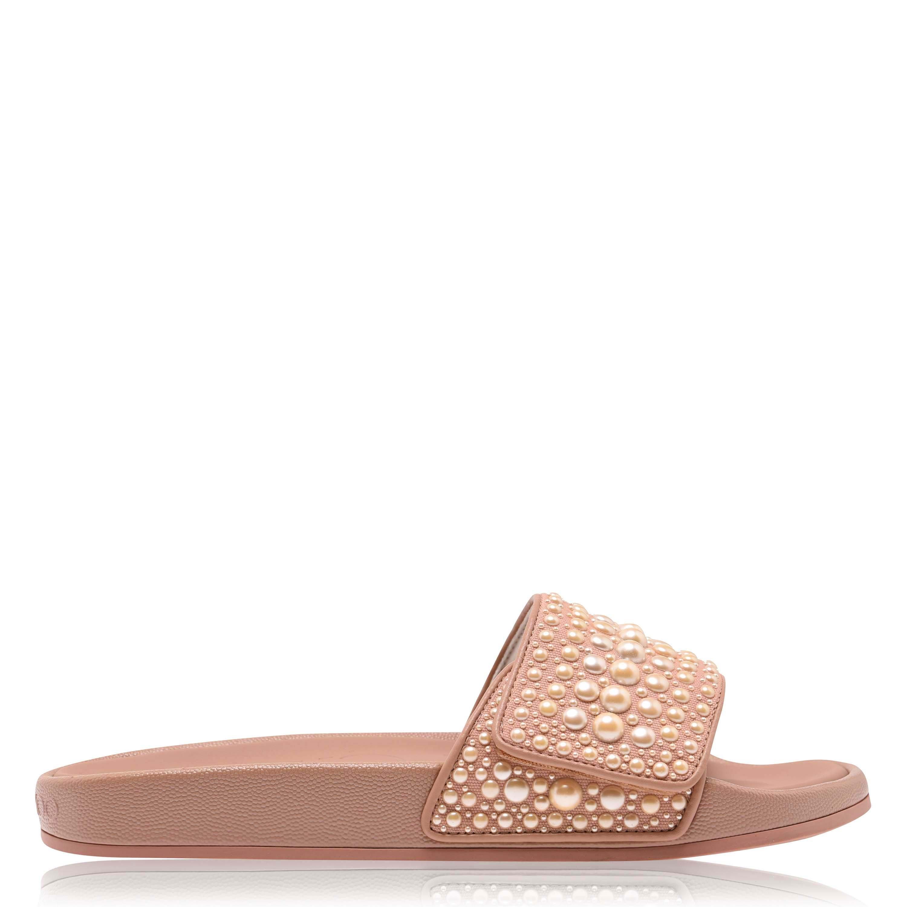 Ballet Pink - Jimmy Choo - Women's Fitz Slider - 1