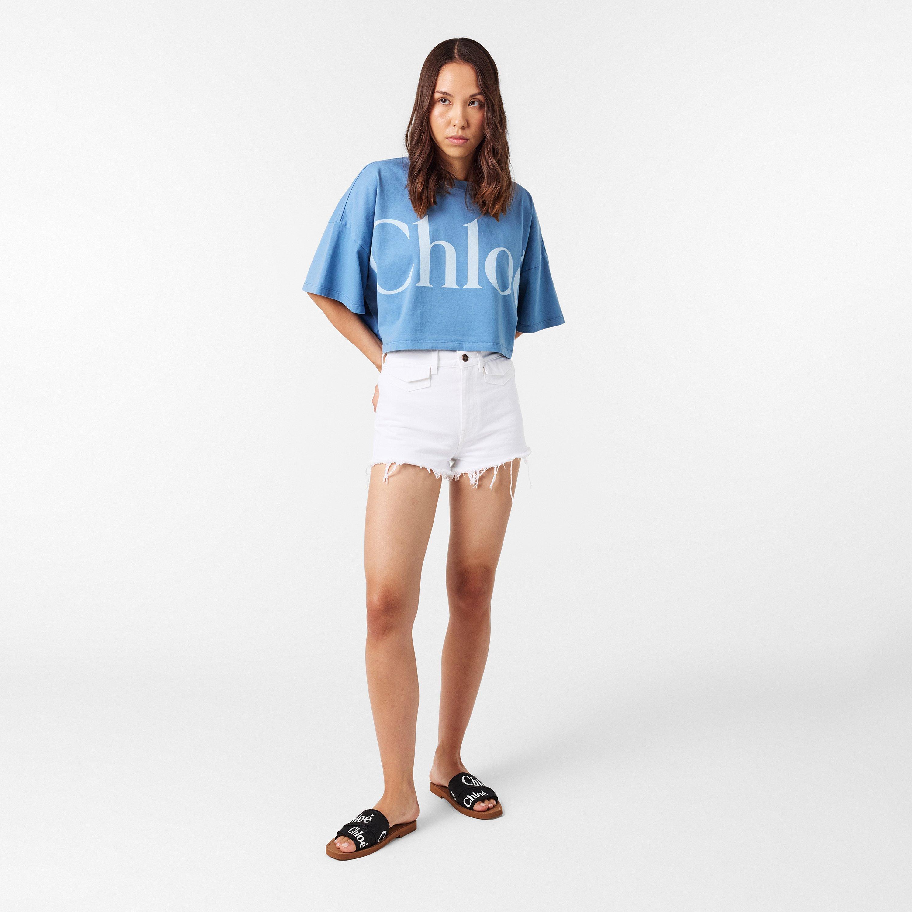 Black - Chloe - Woody Flat Mule - 7