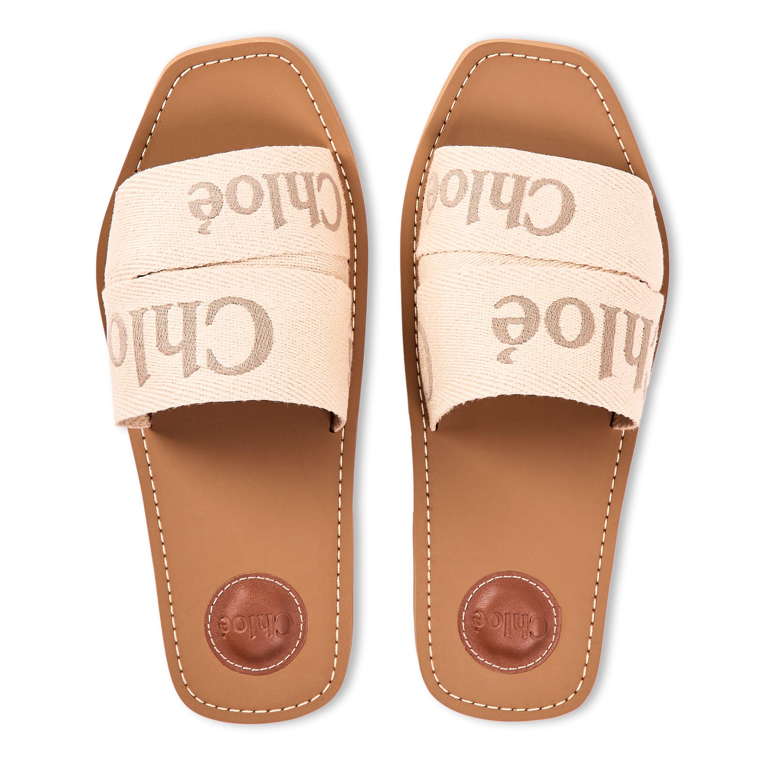 Blushy Beige - Chloe - Woody Flat Mule - 4