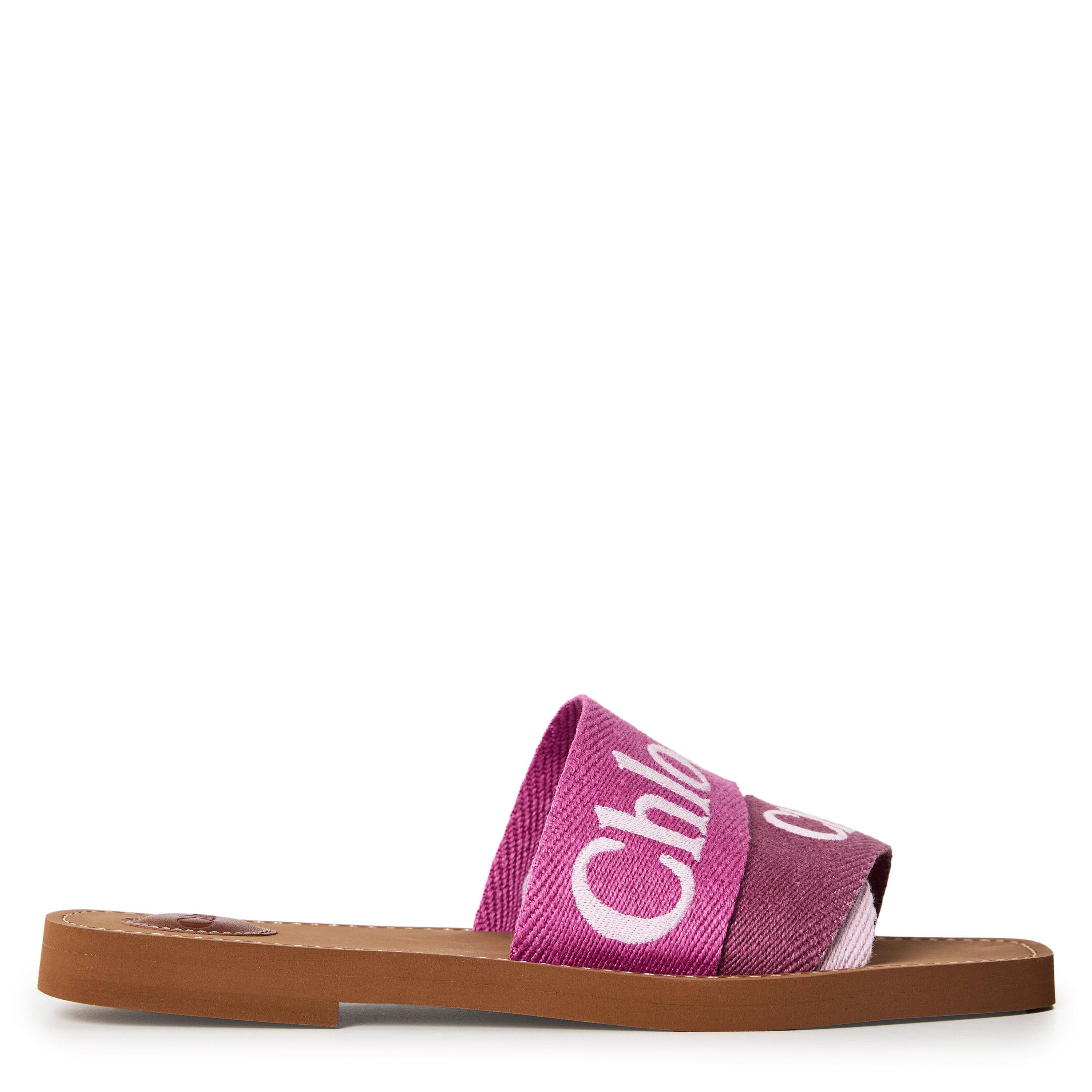 Chloe Woody Flat Mule - Pinky Violet - Size 4 (37)