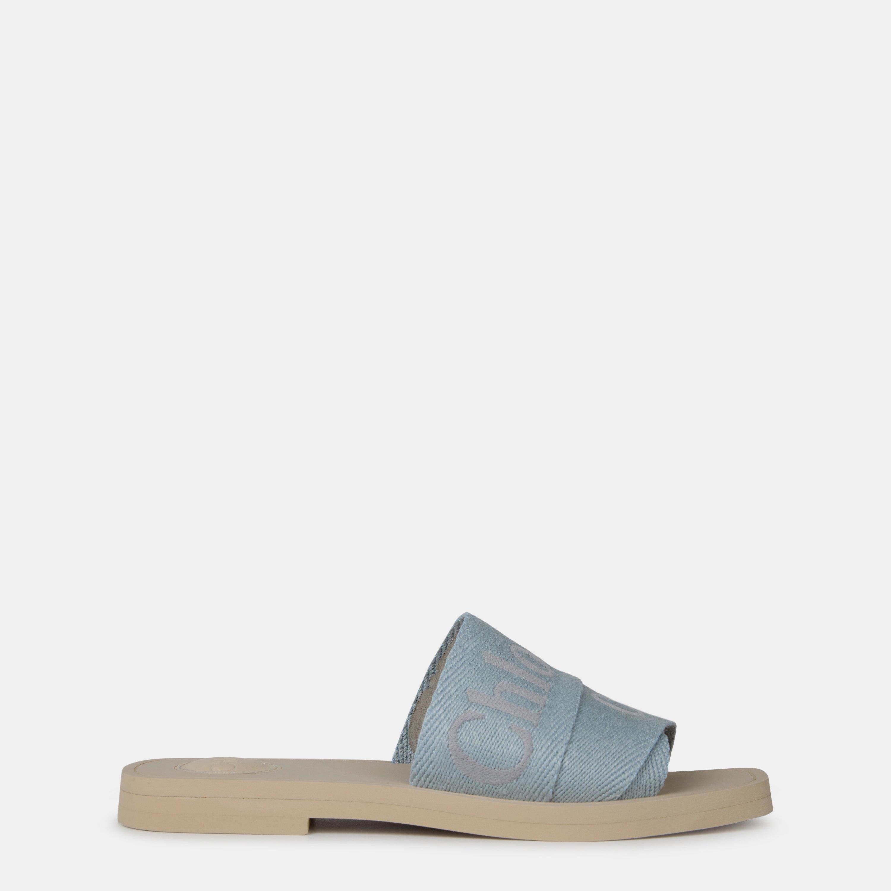 Chloe Woody Flat Mule