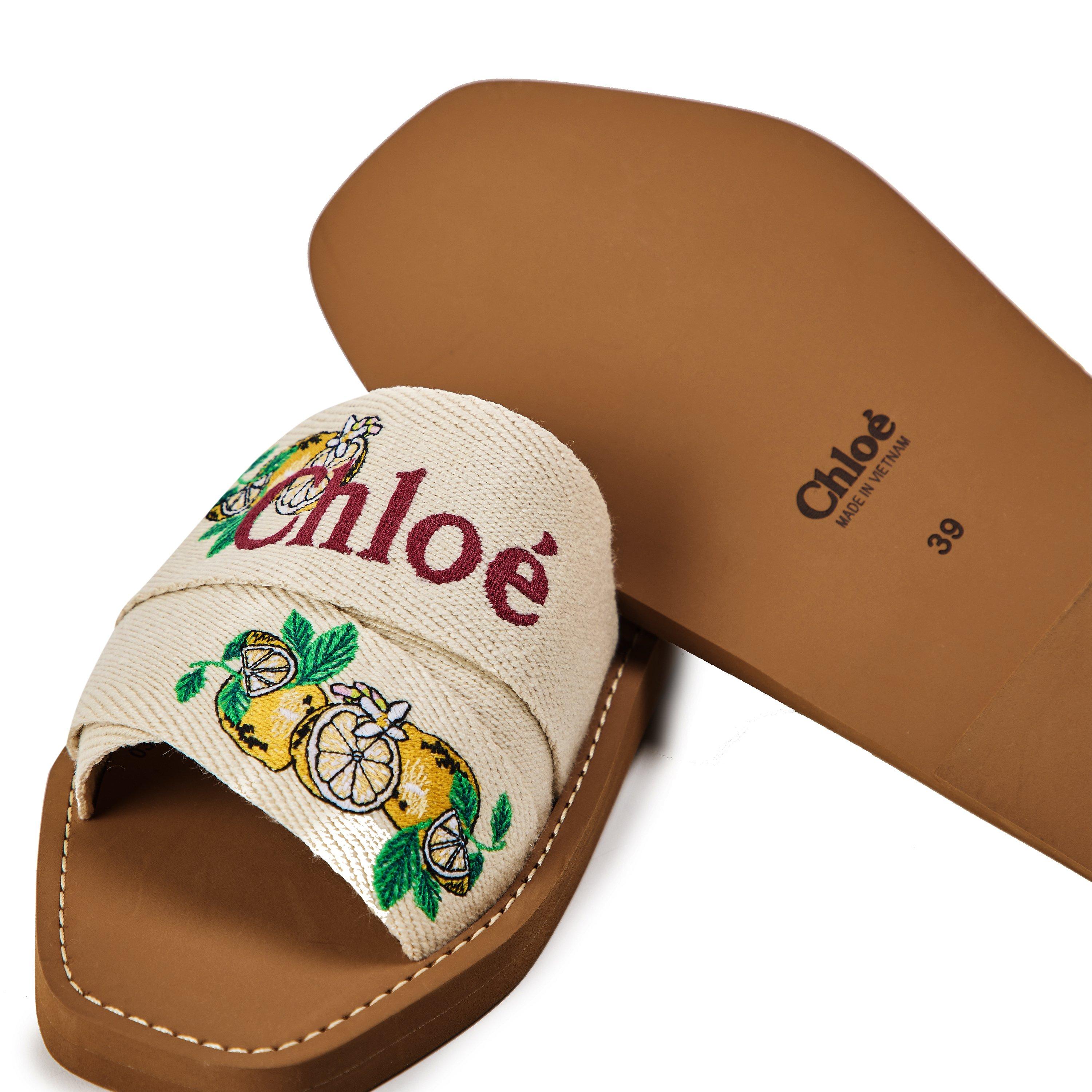 Citrus Yellow - Chloe - Woody Flat Mule - 4