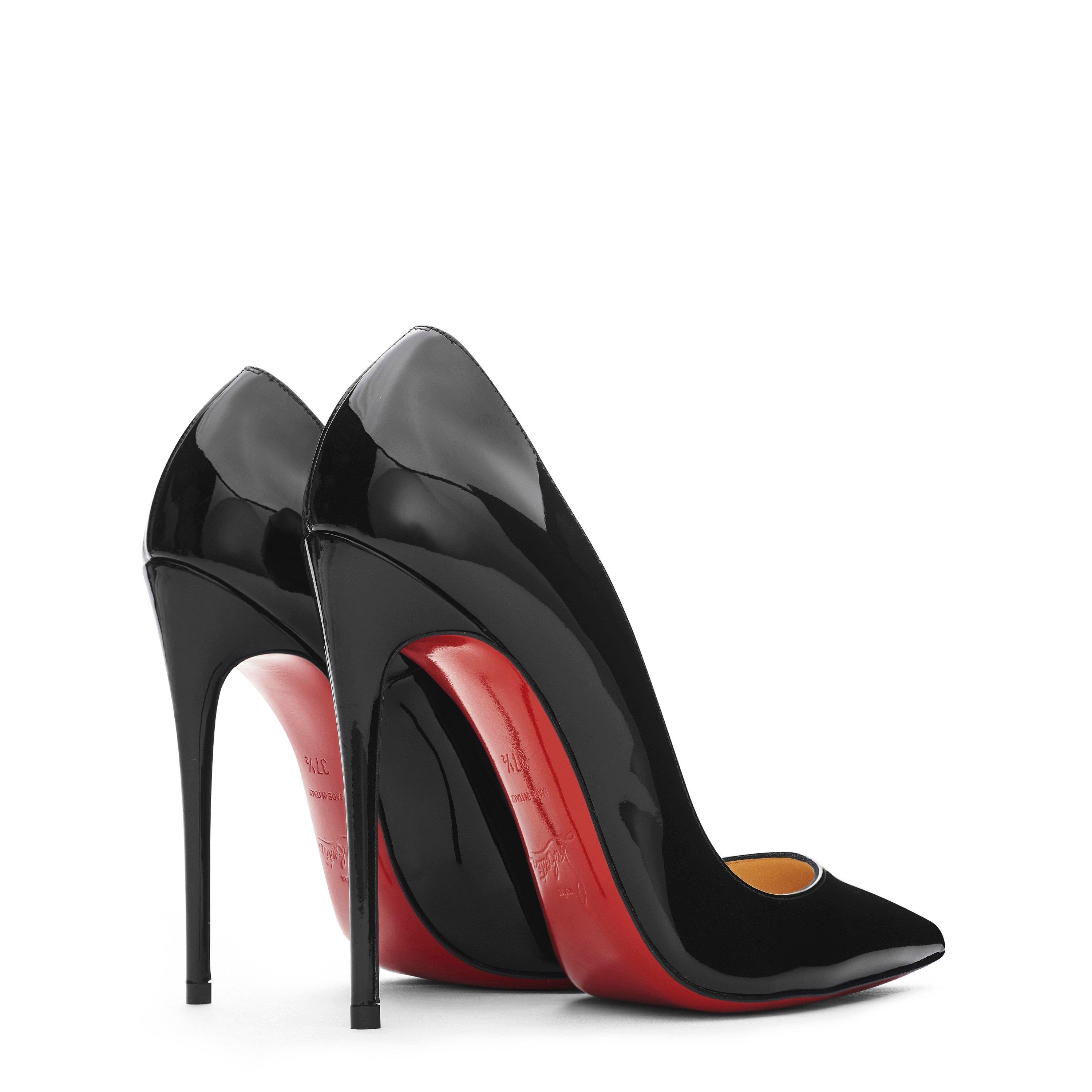 Black BK01 - Christian Louboutin - Women's Leather So Kate Heeled Pumps, 120mm - 5