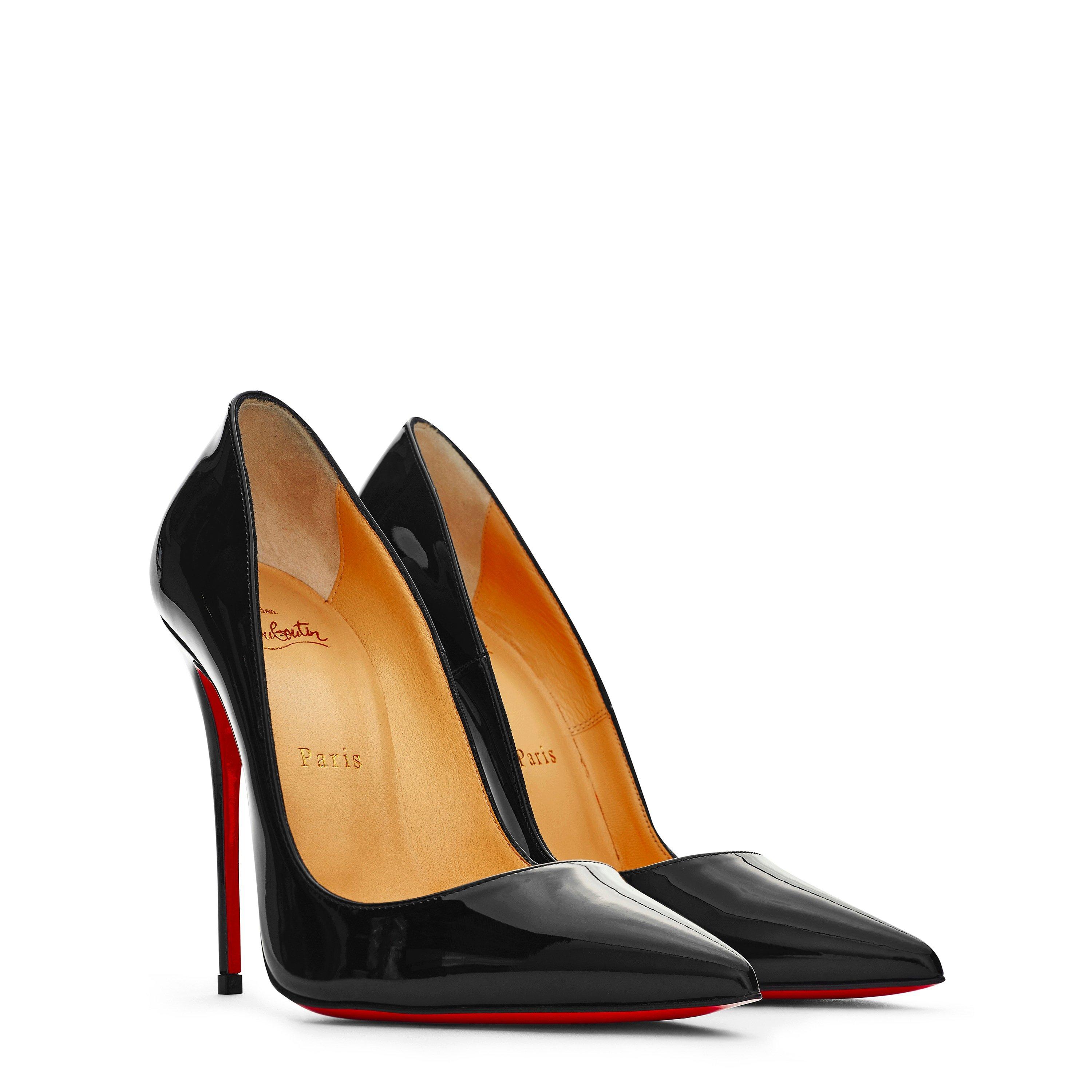 Black BK01 - Christian Louboutin - Women's Leather So Kate Heeled Pumps, 120mm - 6