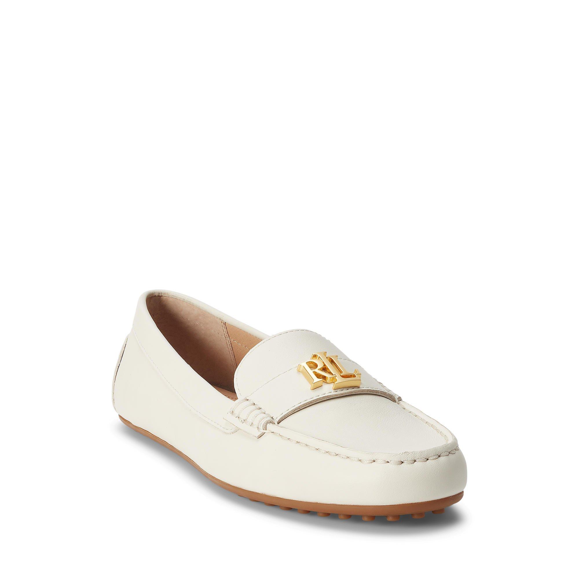Soft White - Lauren by Ralph Lauren - Barnsbury Driver Shoe Womens - 2
