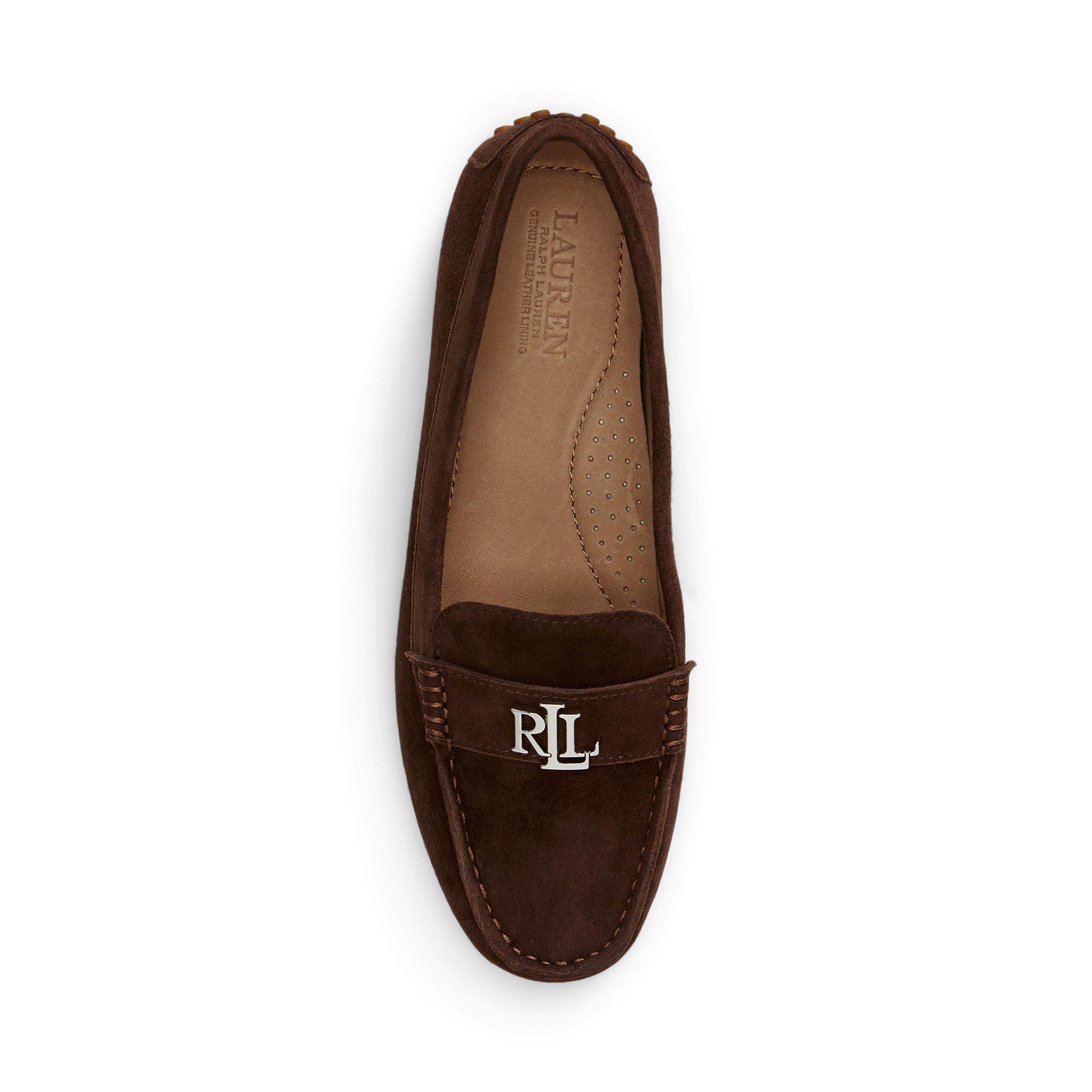 Dark Hickory - Lauren by Ralph Lauren - Barnsbury Driver Shoe Womens - 5