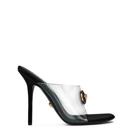 Versace Alia Transparent Heeled Mules