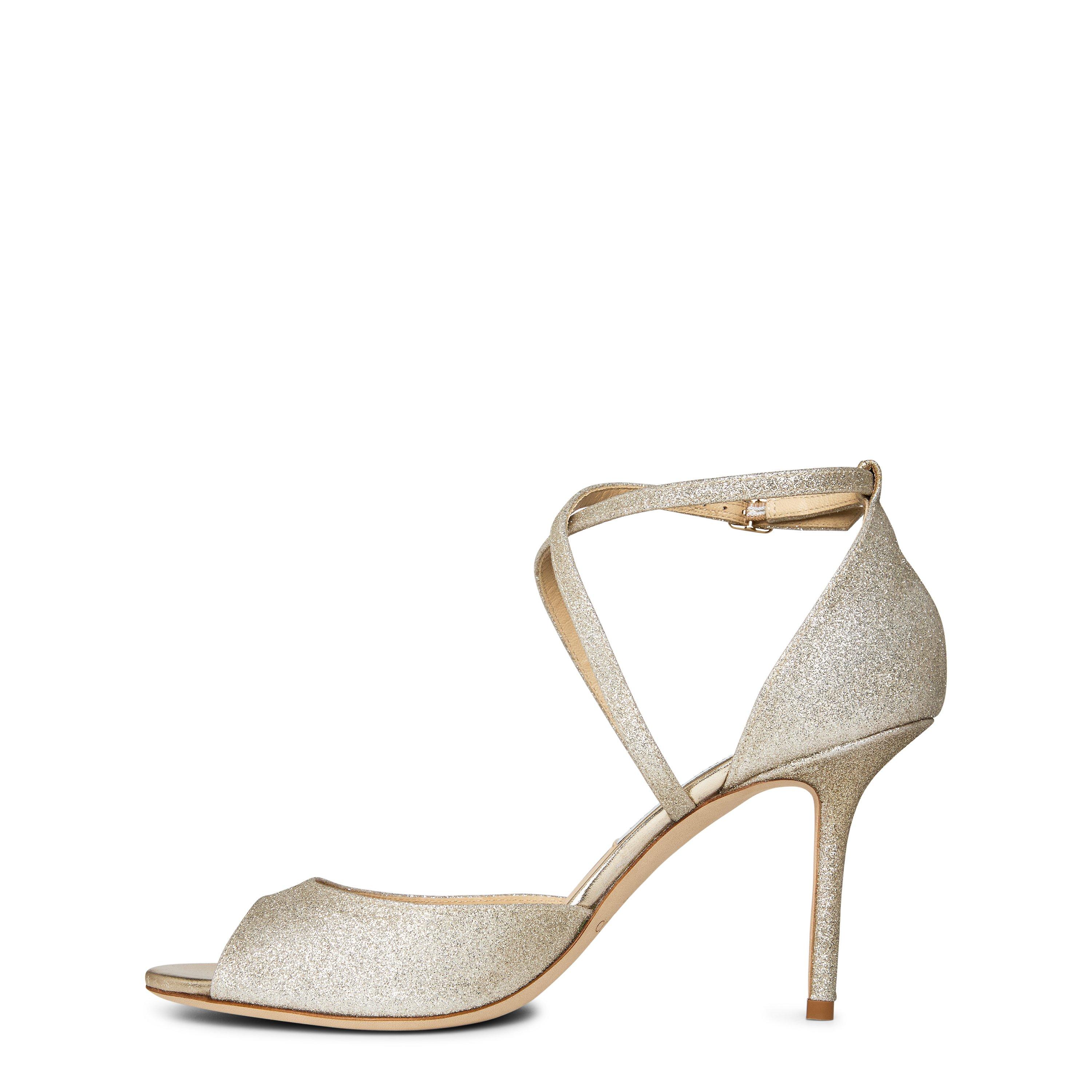 Platinum Ice - Jimmy Choo - Emsy 85 Sandals - 3