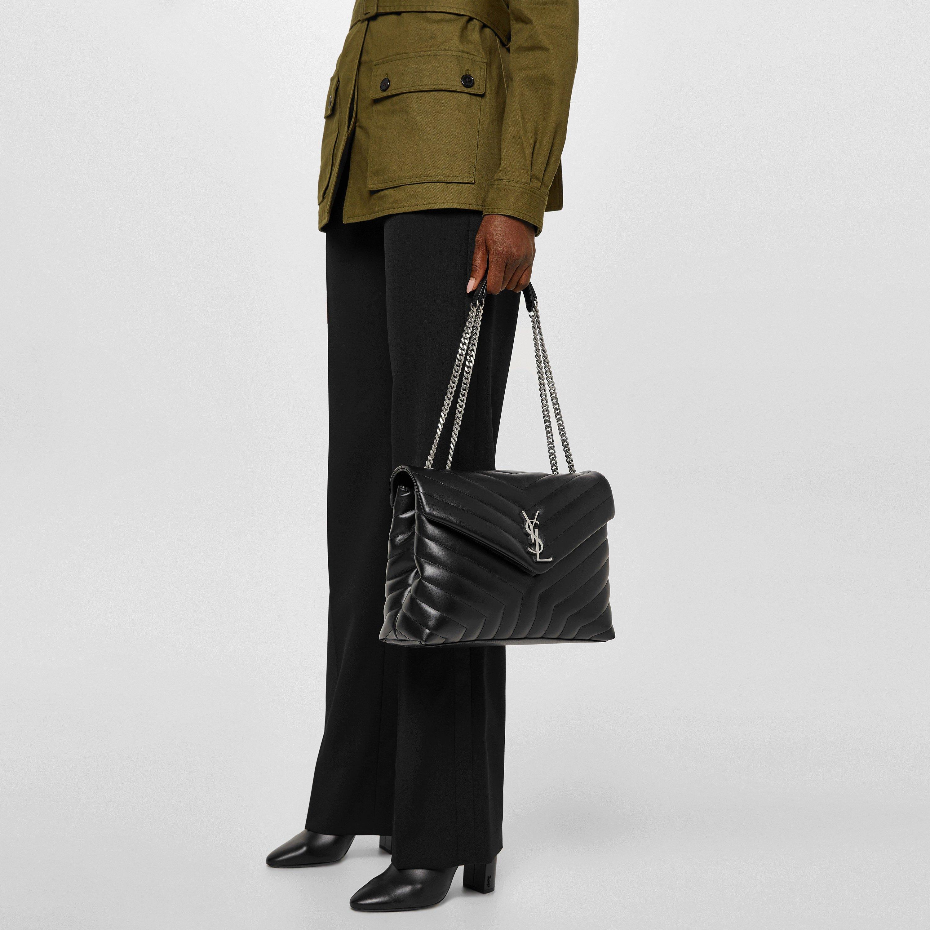 Black 1000 - Saint Laurent - Lou Heeled Ankle Boots - 2