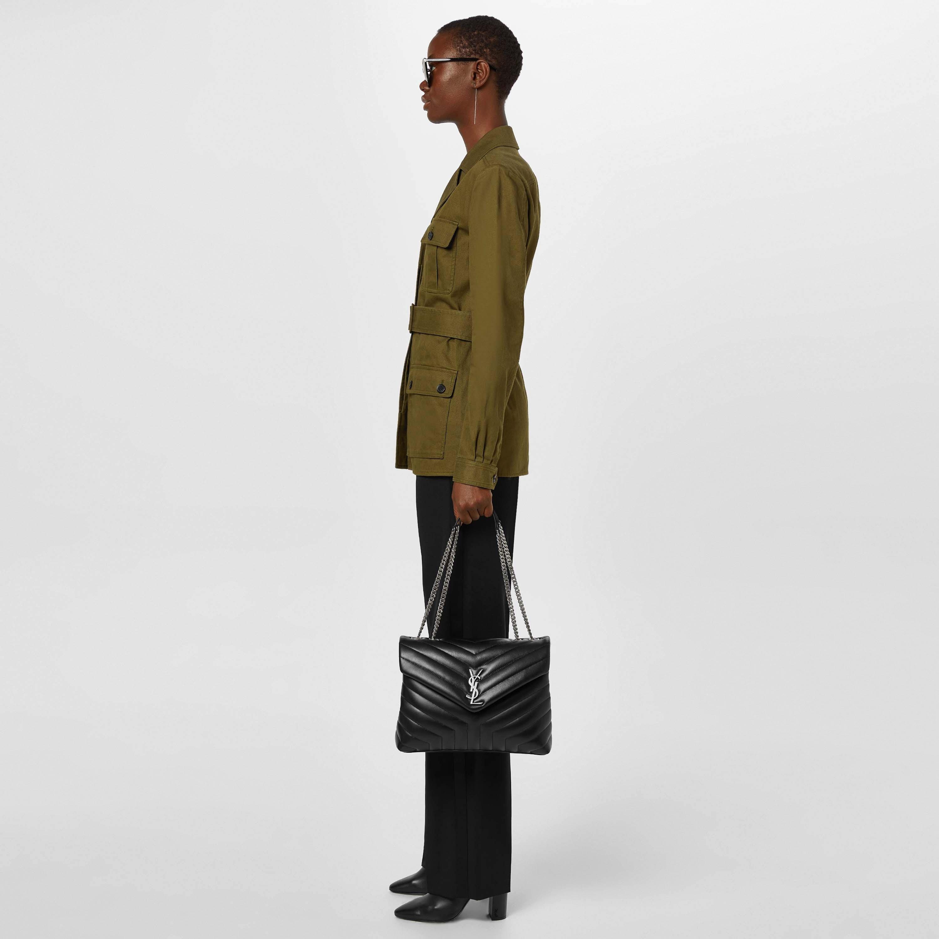 Black 1000 - Saint Laurent - Lou Heeled Ankle Boots - 6