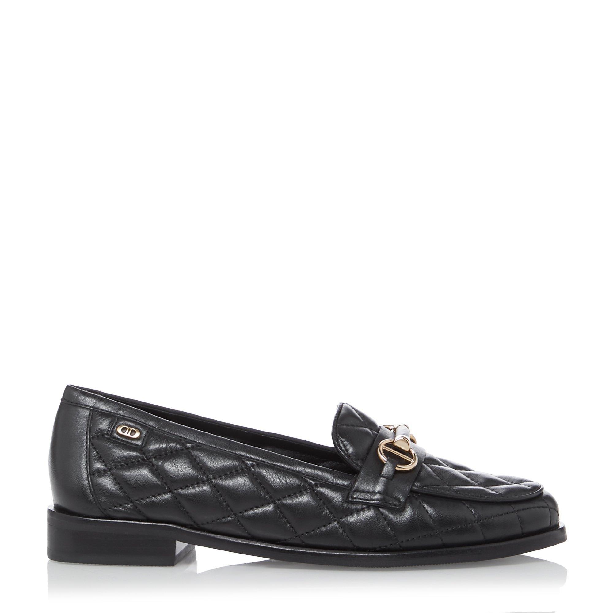 Dune London Women's Games Loafers - Black Lth 484 - 3 (36)
