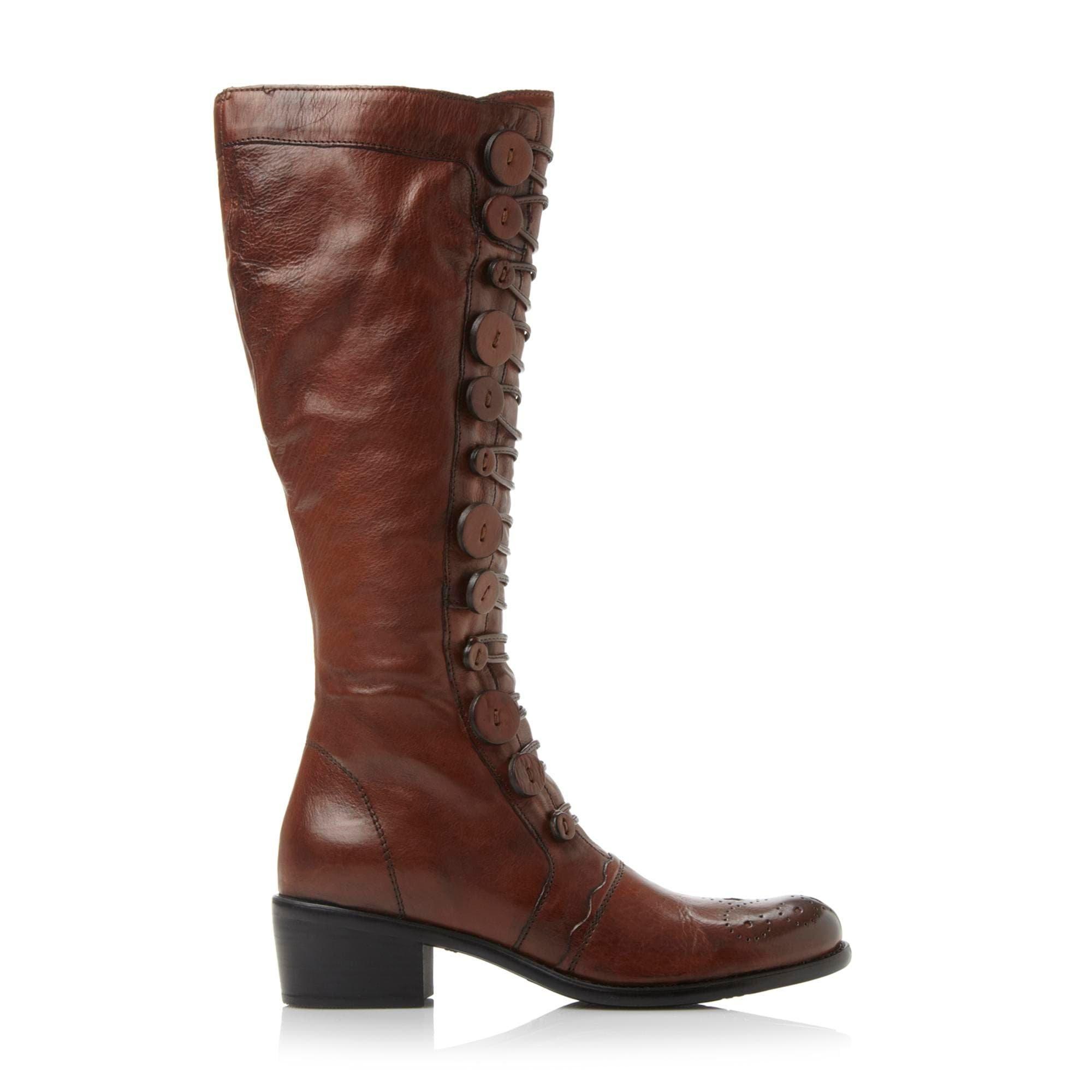 Tan Lth 511 - Dune London - Pixie Boot Ladies - 1