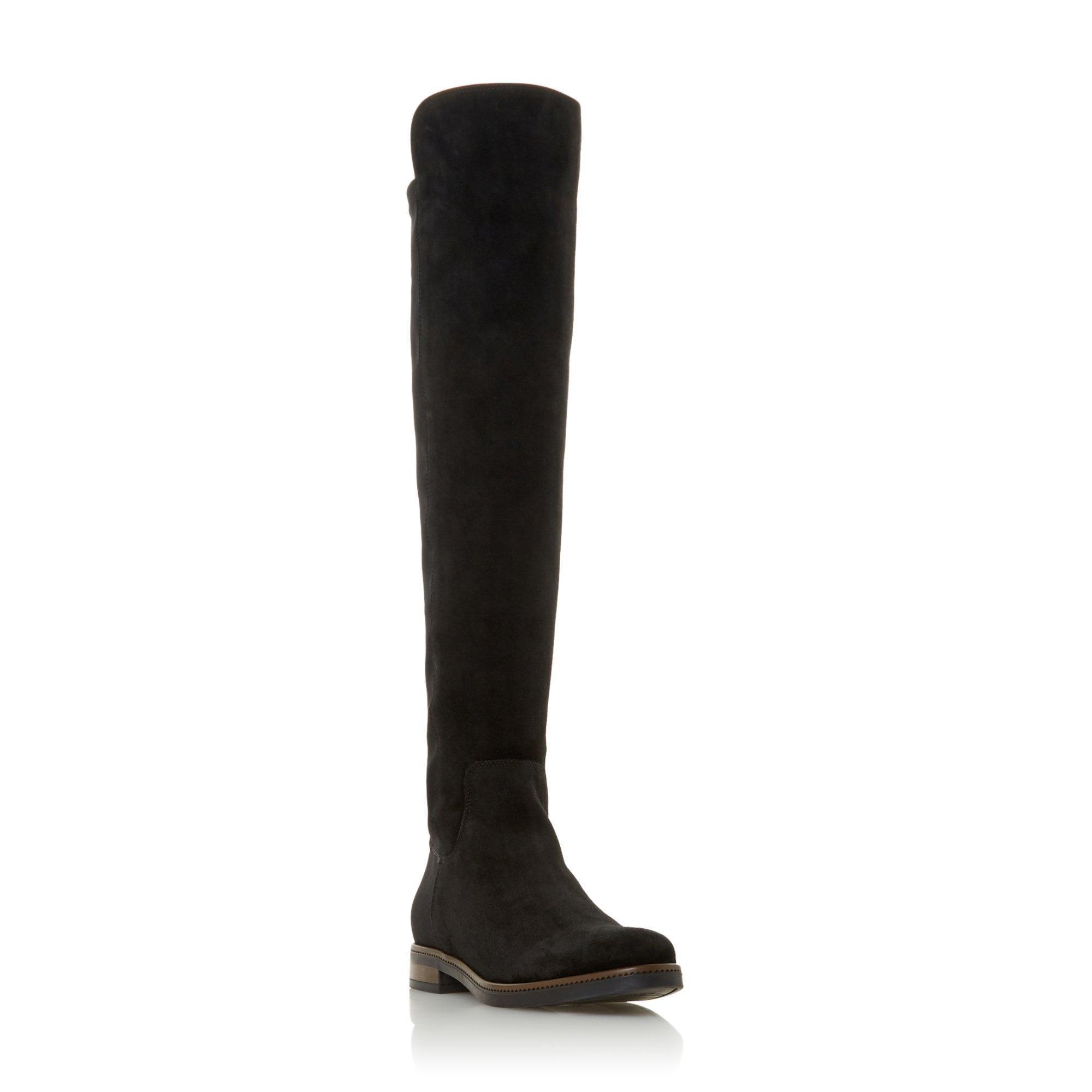 Schwarz Sde 011 - Dune London - Tropic Flat Knee High Boots - 2