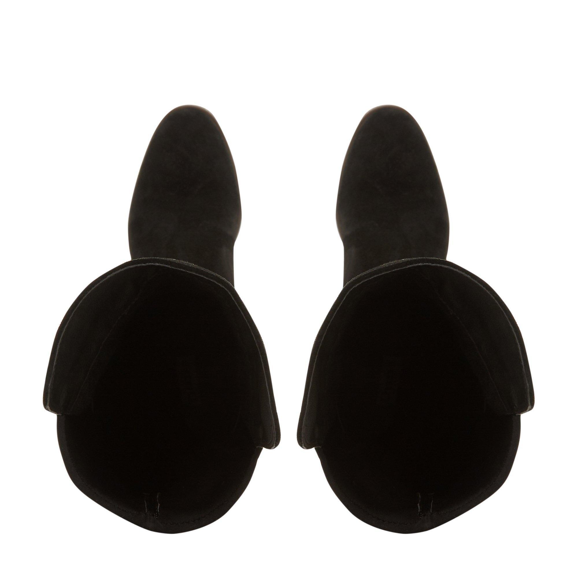 Schwarz Sde 011 - Dune London - Tropic Flat Knee High Boots - 4