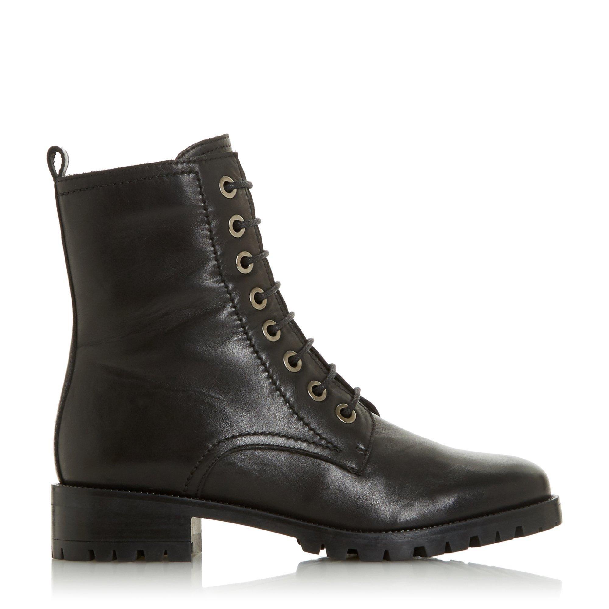 Dune London Women's Prestone Ankle Boots - Black Lth 484 - 6 (39)