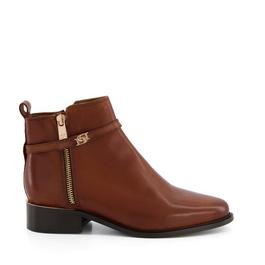 Dune London Pap Buckle Trim Ankle Boots