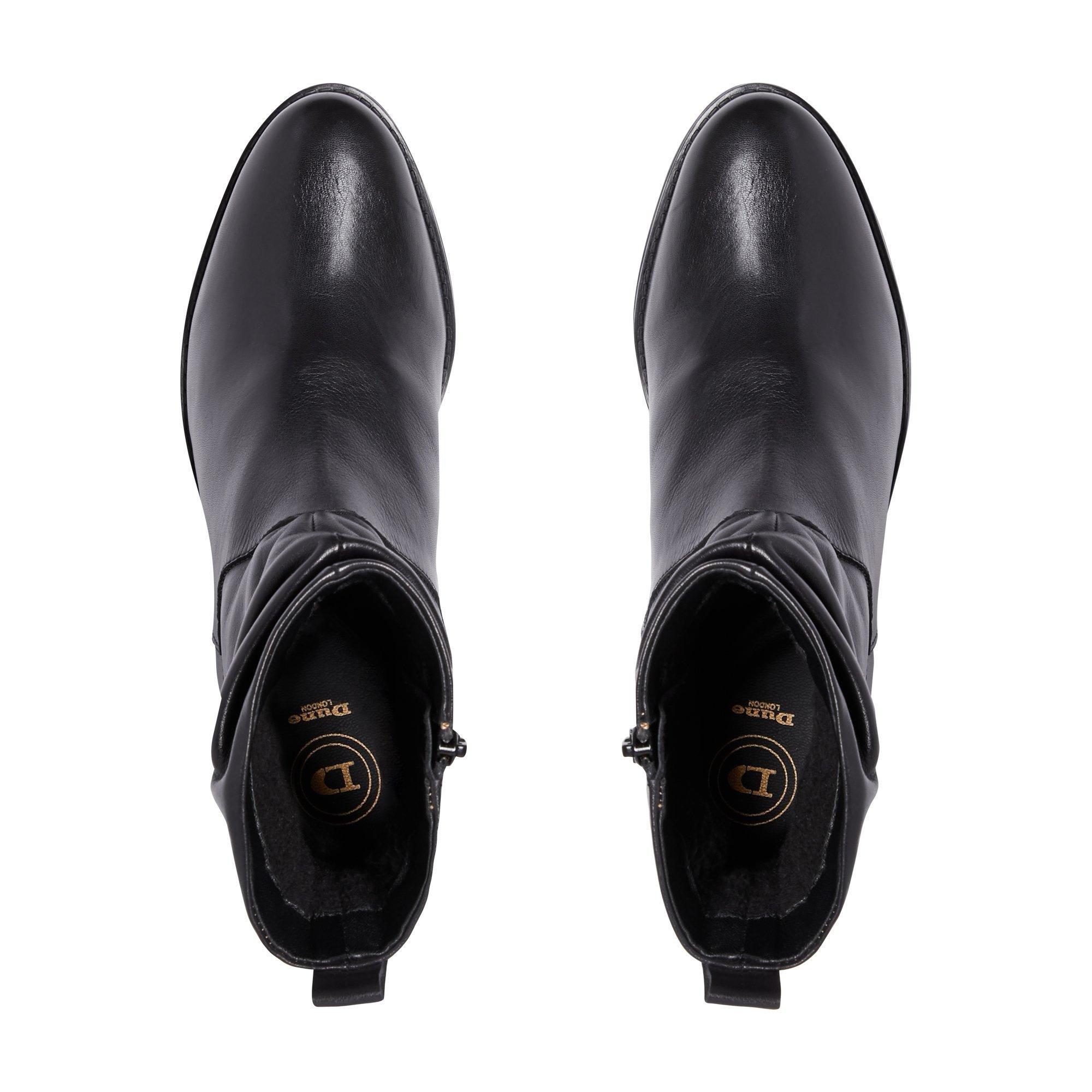 Schwarz Lth 484 - Dune London - Pagers Heeled Ankle Boots - 4