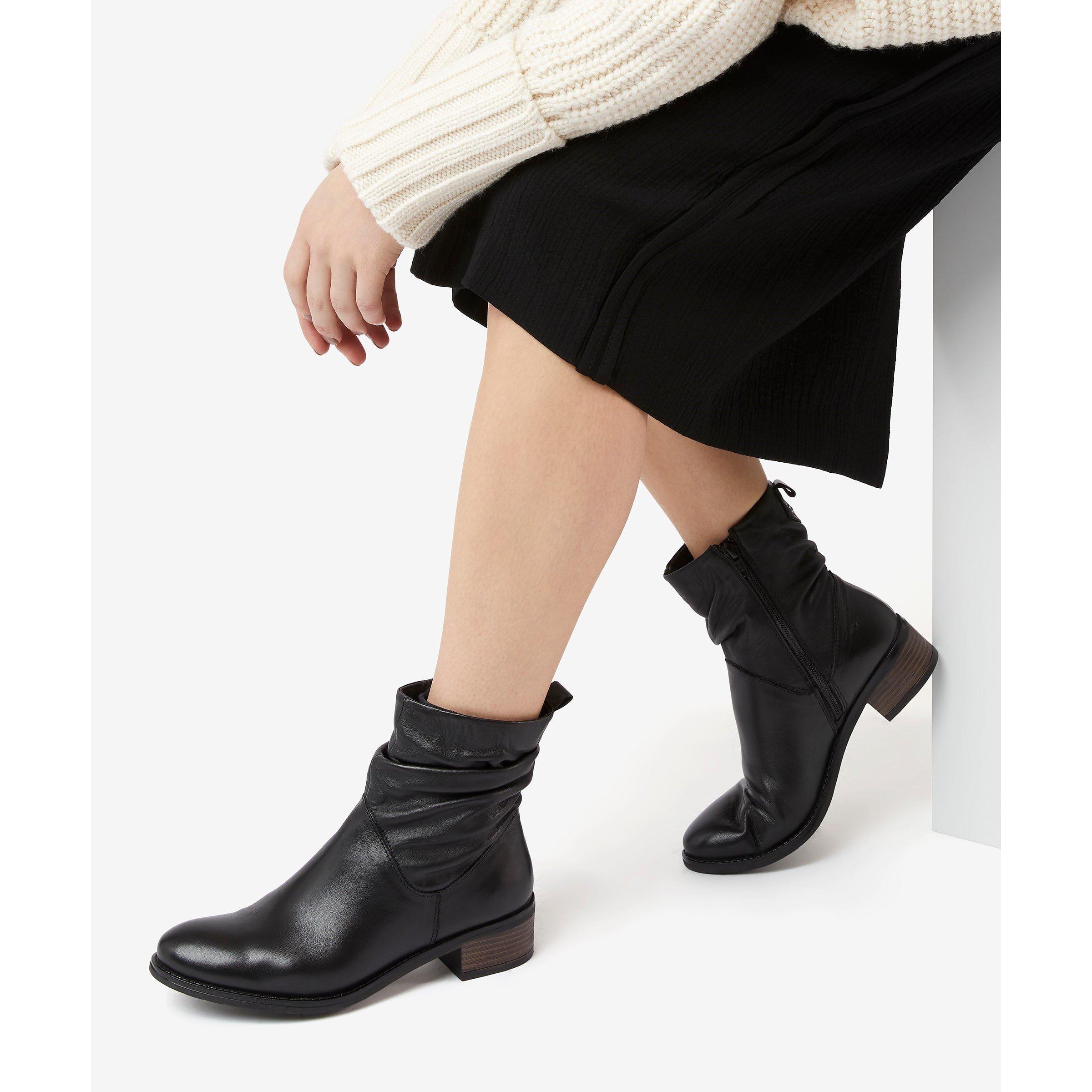 Schwarz Lth 484 - Dune London - Pagers Heeled Ankle Boots - 5