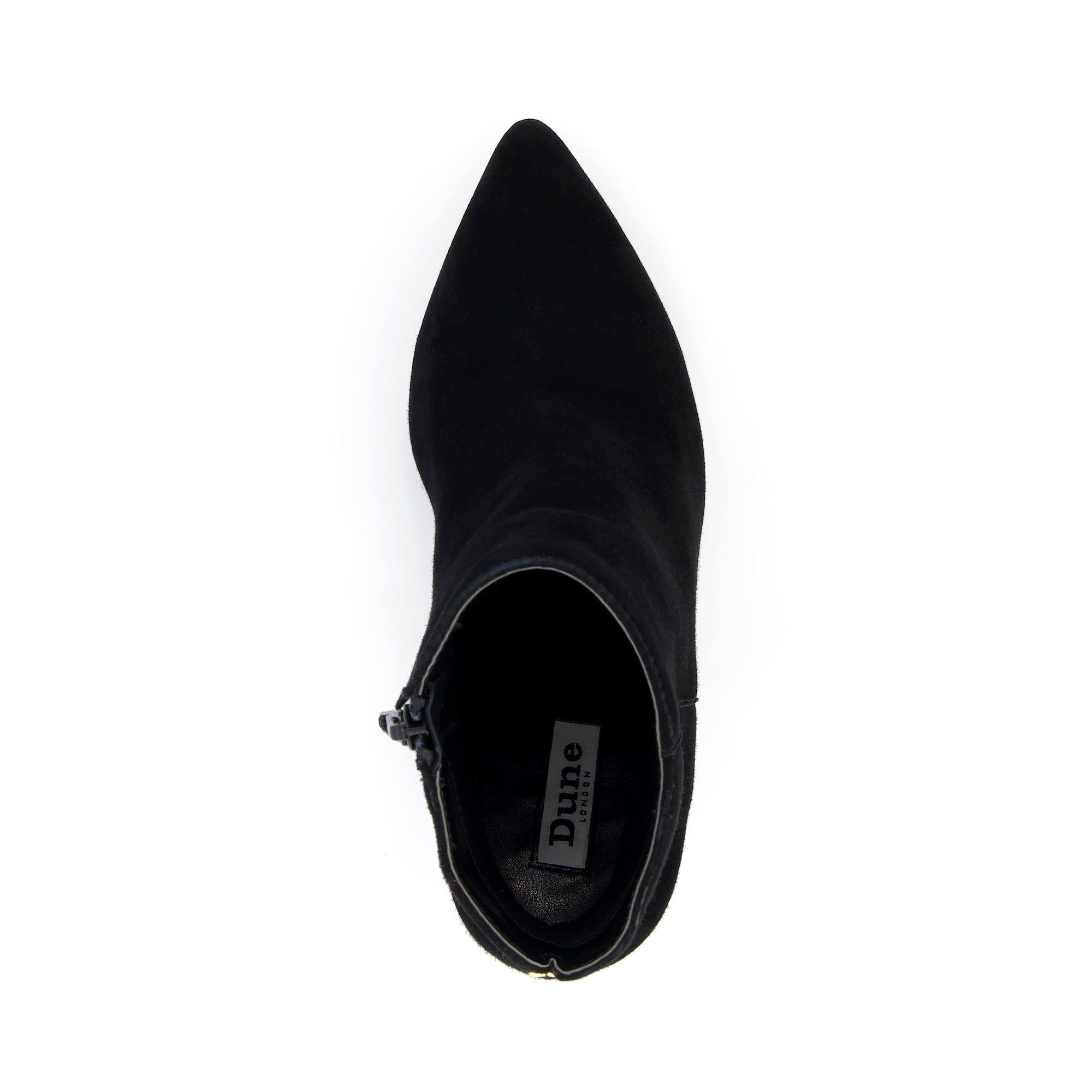 Blk Sde 011 - Dune London - Obsessive Heeled Ankle Boots - 4